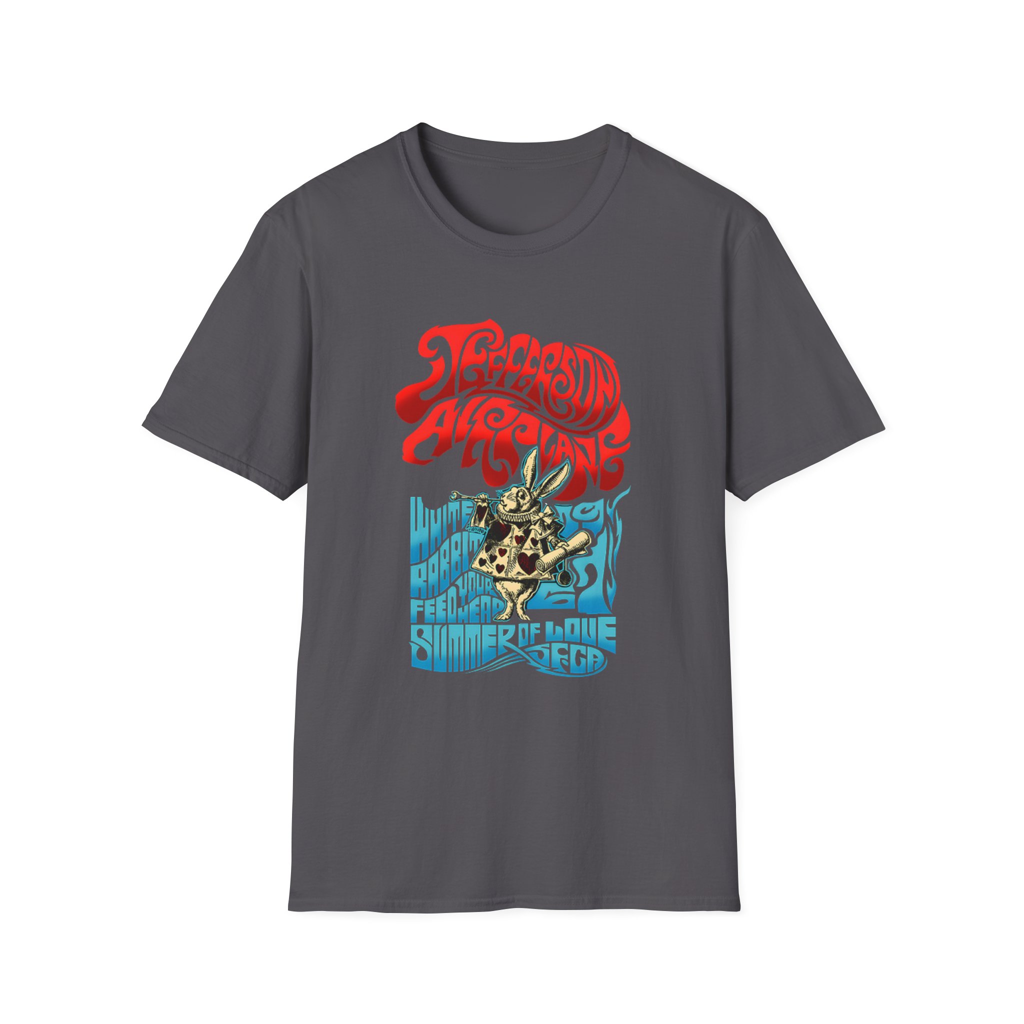 Jefferson Airplane Rabbit Unisex Softstyle T-Shirt