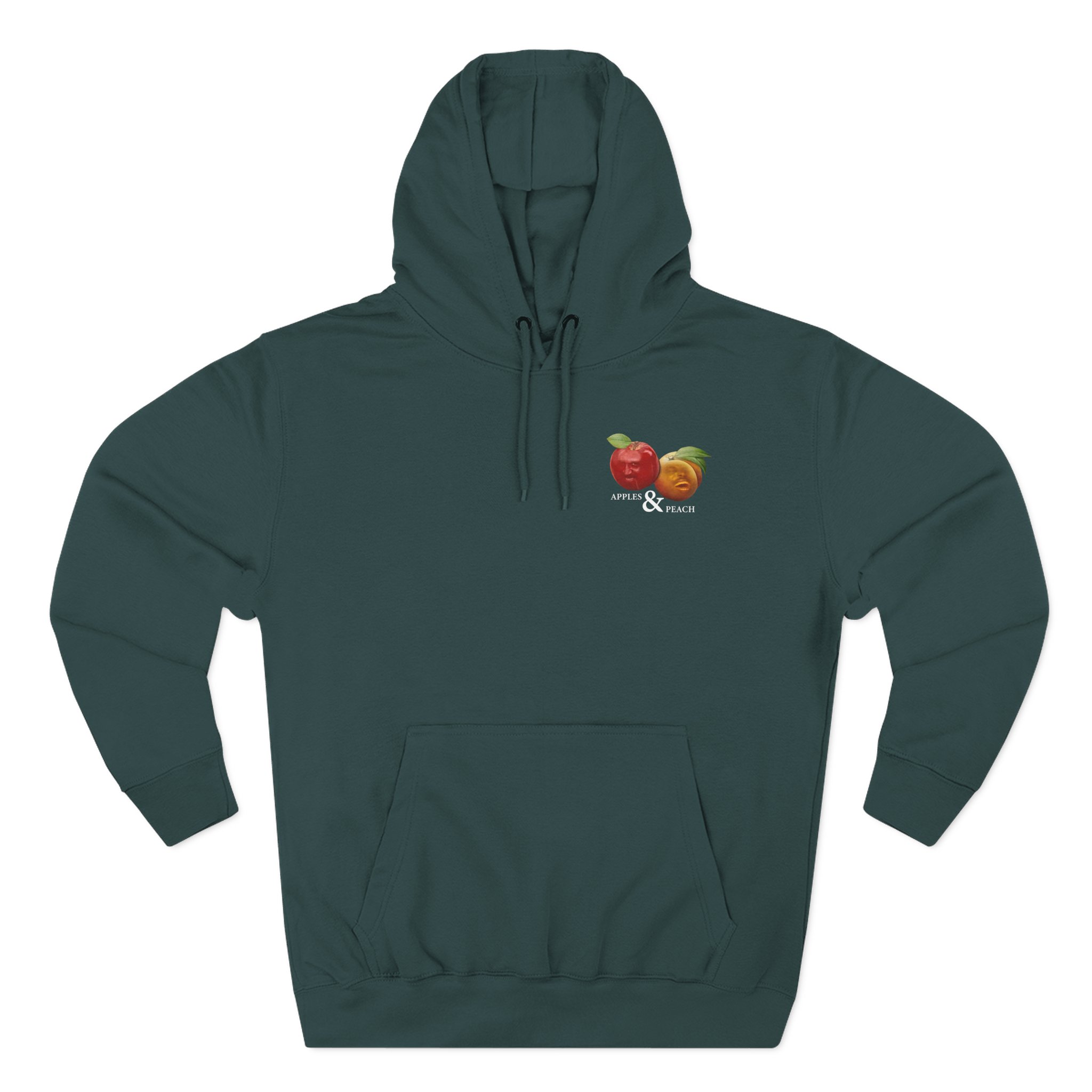 Aba & Peach Three-Panel Fleece Hoodie