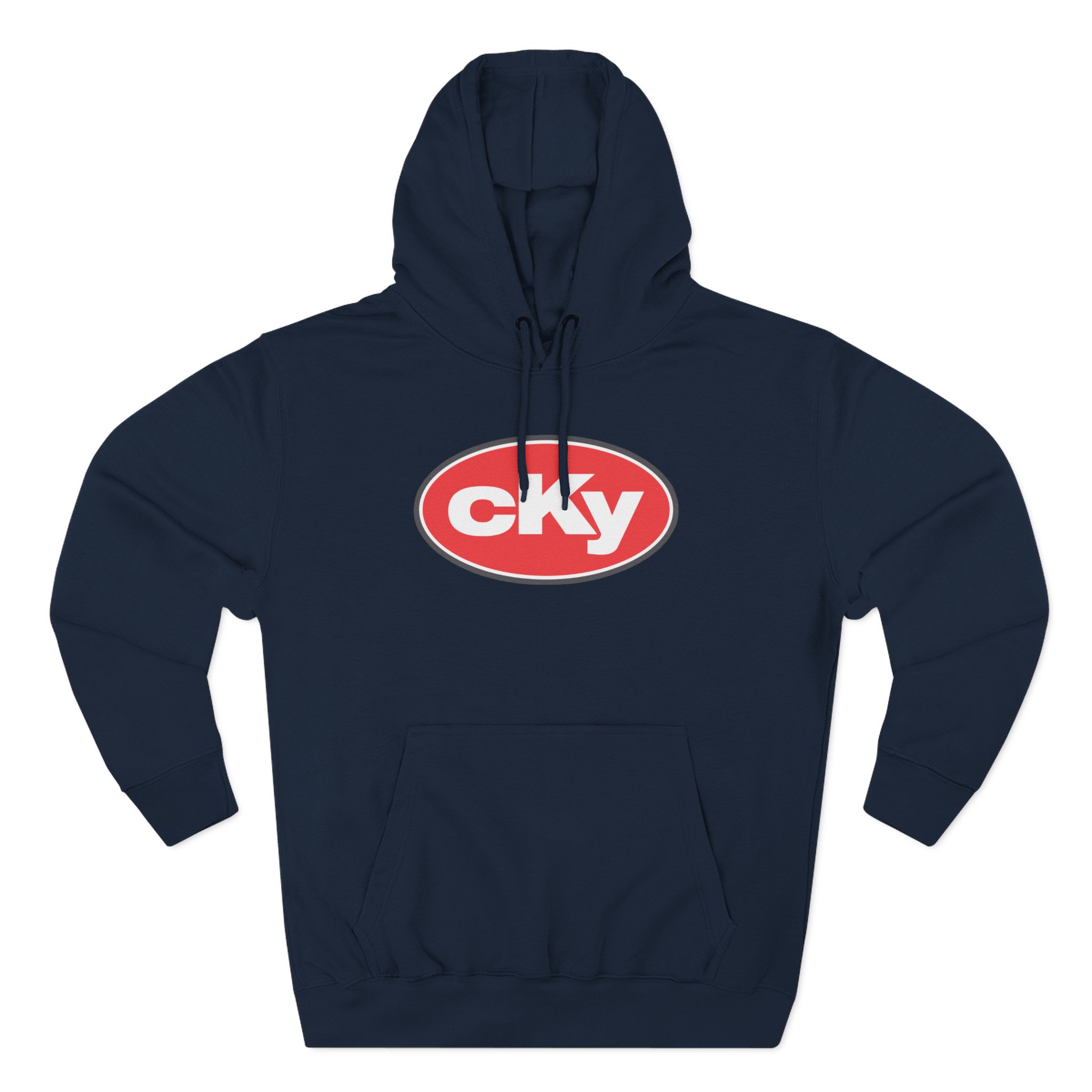 CKY Oval Logo Three-Panel Fleece Hoodie