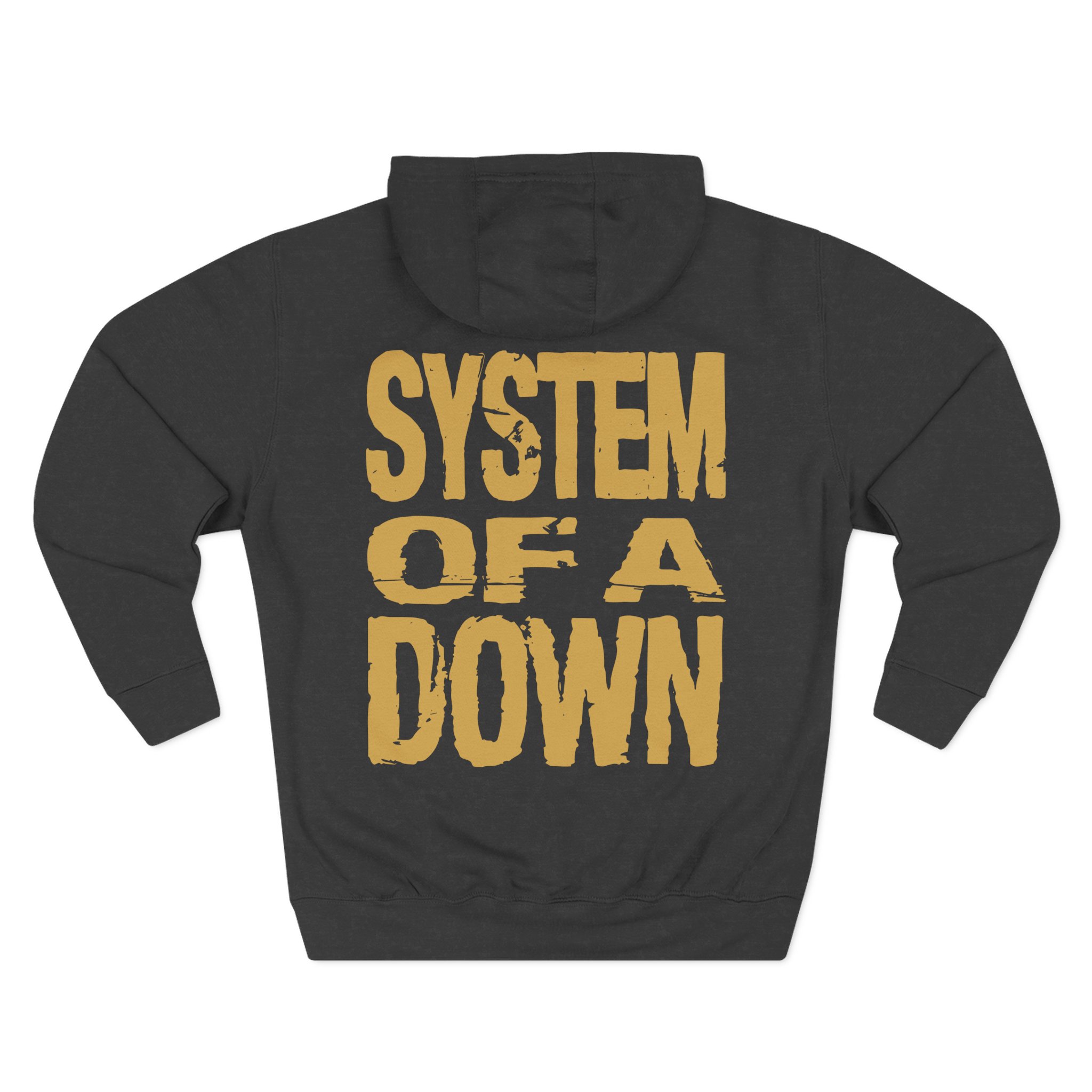 System of a Down Gold Hand Three-Panel Fleece Hoodie