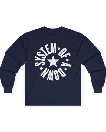System of a Down Full Circle Logo Kids Unisex Ultra Cotton Long Sleeve Tee
