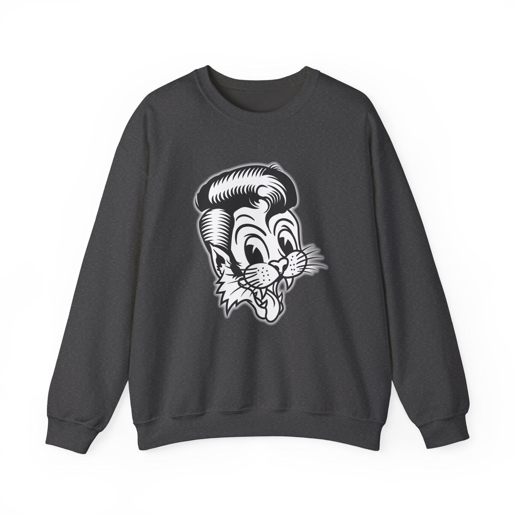 Stray Cats Metallic Cat Unisex Heavy Blendâ„¢ Crewneck Sweatshirt