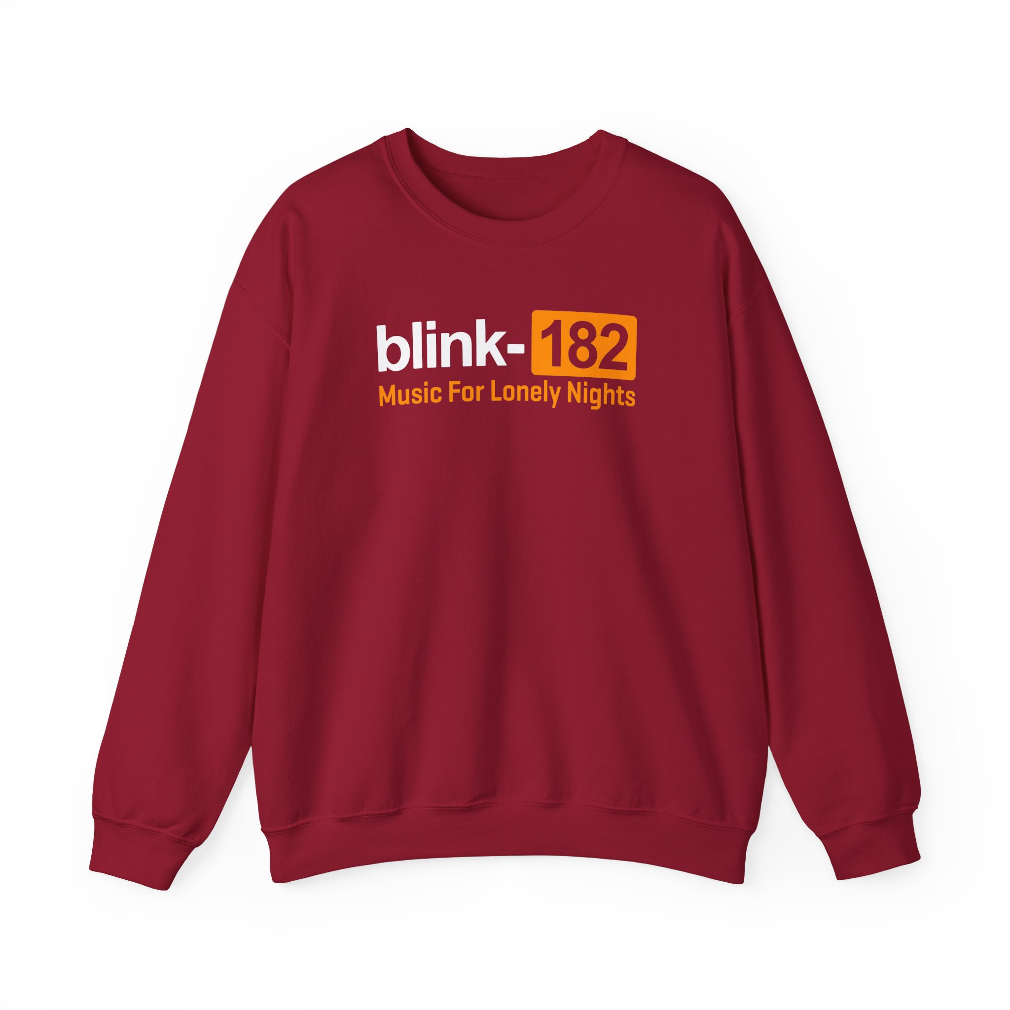 Blink 182 Music for Lonely Nights Unisex Heavy Blendâ„¢ Crewneck Sweatshirt