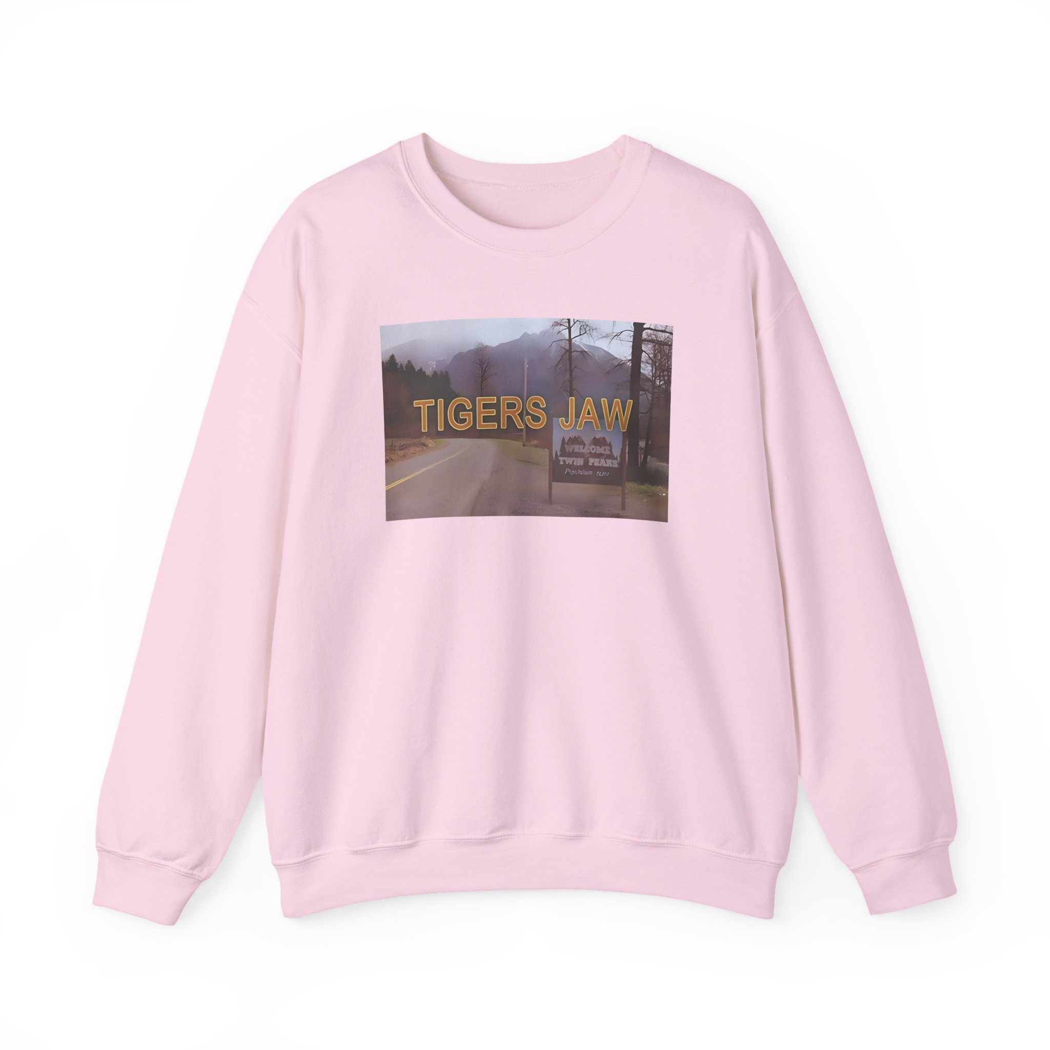 Tigers Jaw Twin Peaks Unisex Heavy Blendâ„¢ Crewneck Sweatshirt