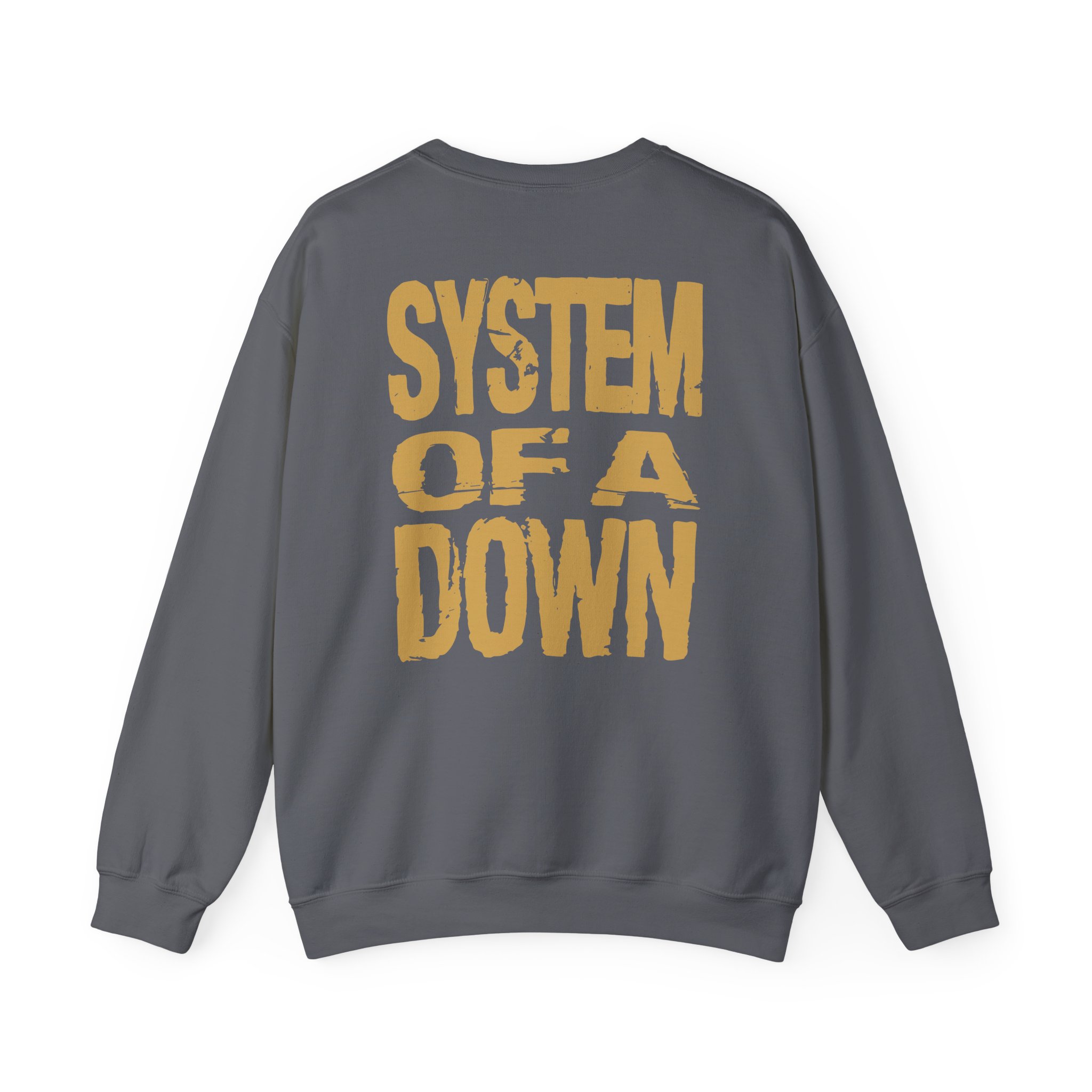 System of a Down Gold Hand Unisex Heavy Blendâ„¢ Crewneck Sweatshirt
