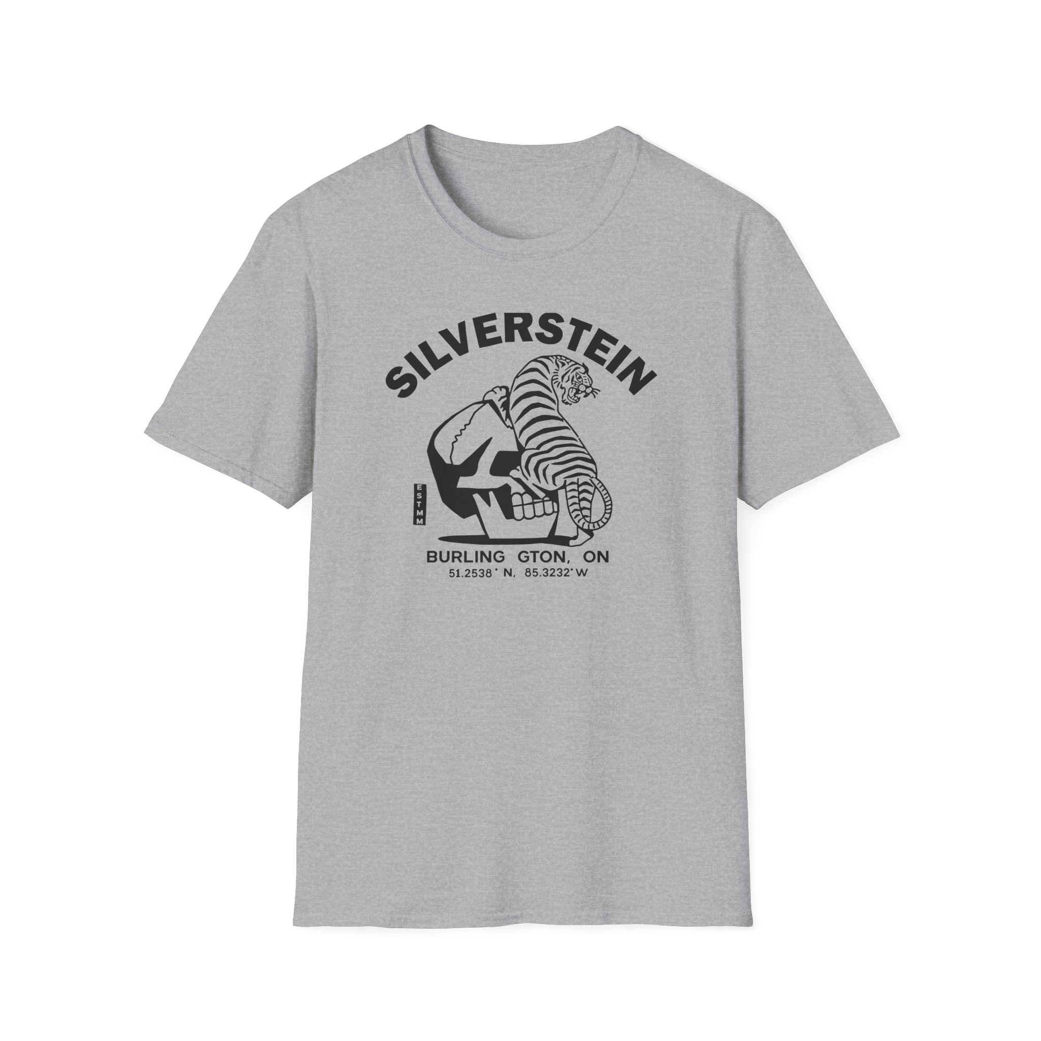 Silverstein Tiger Skull Unisex Softstyle T-Shirt