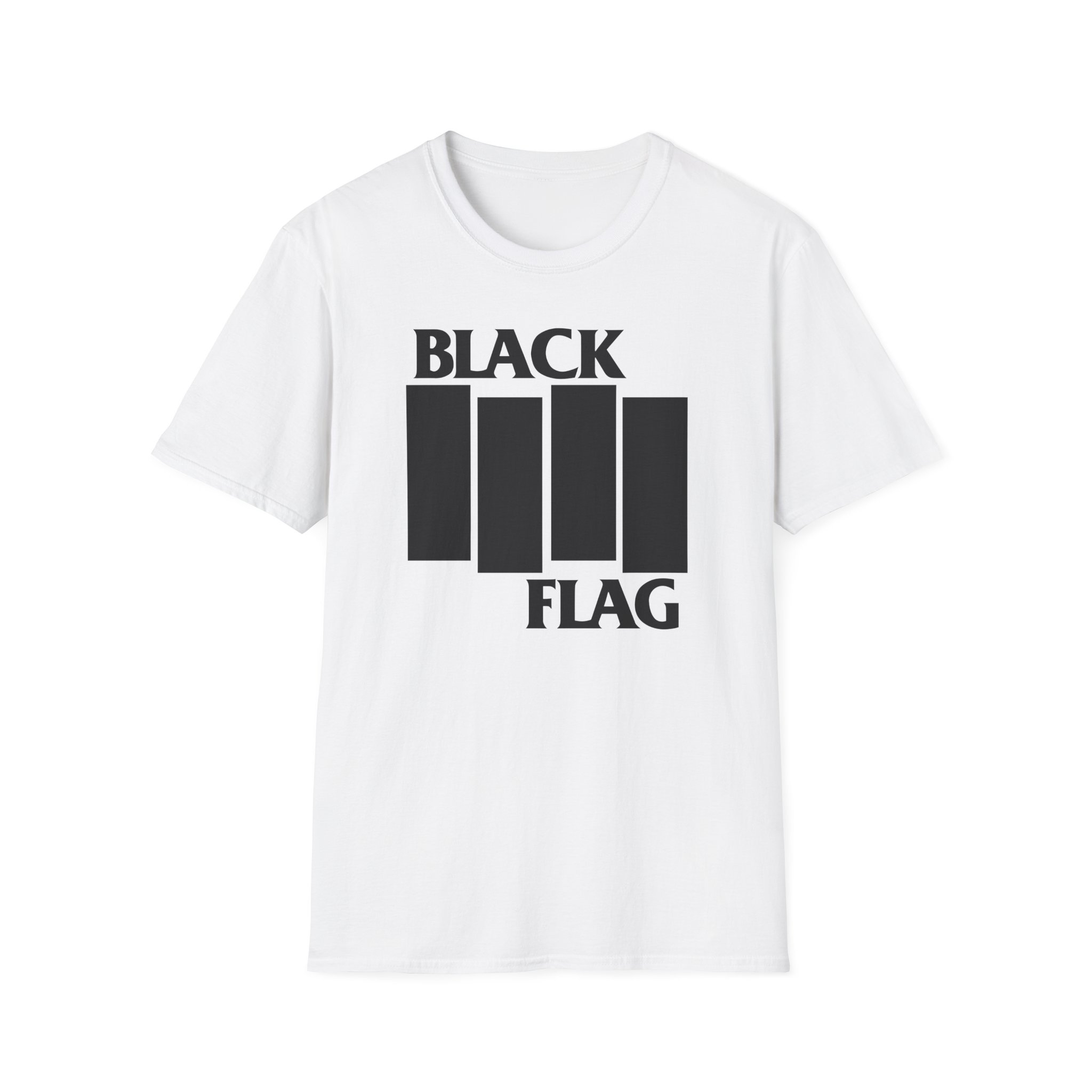 Black Flag Bars Unisex Softstyle T-Shirt