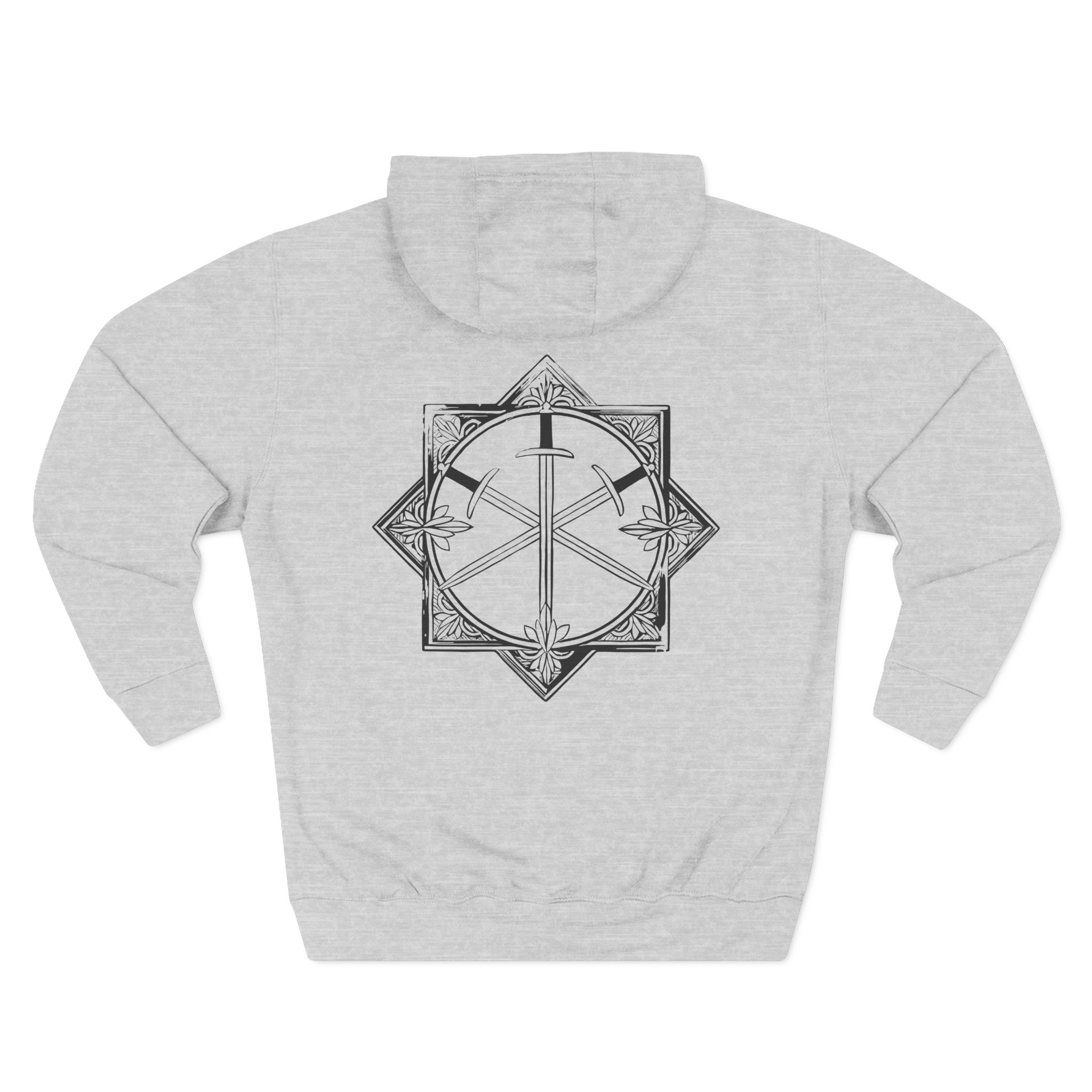 Lost Paradise Swords Three-Panel Fleece Hoodie