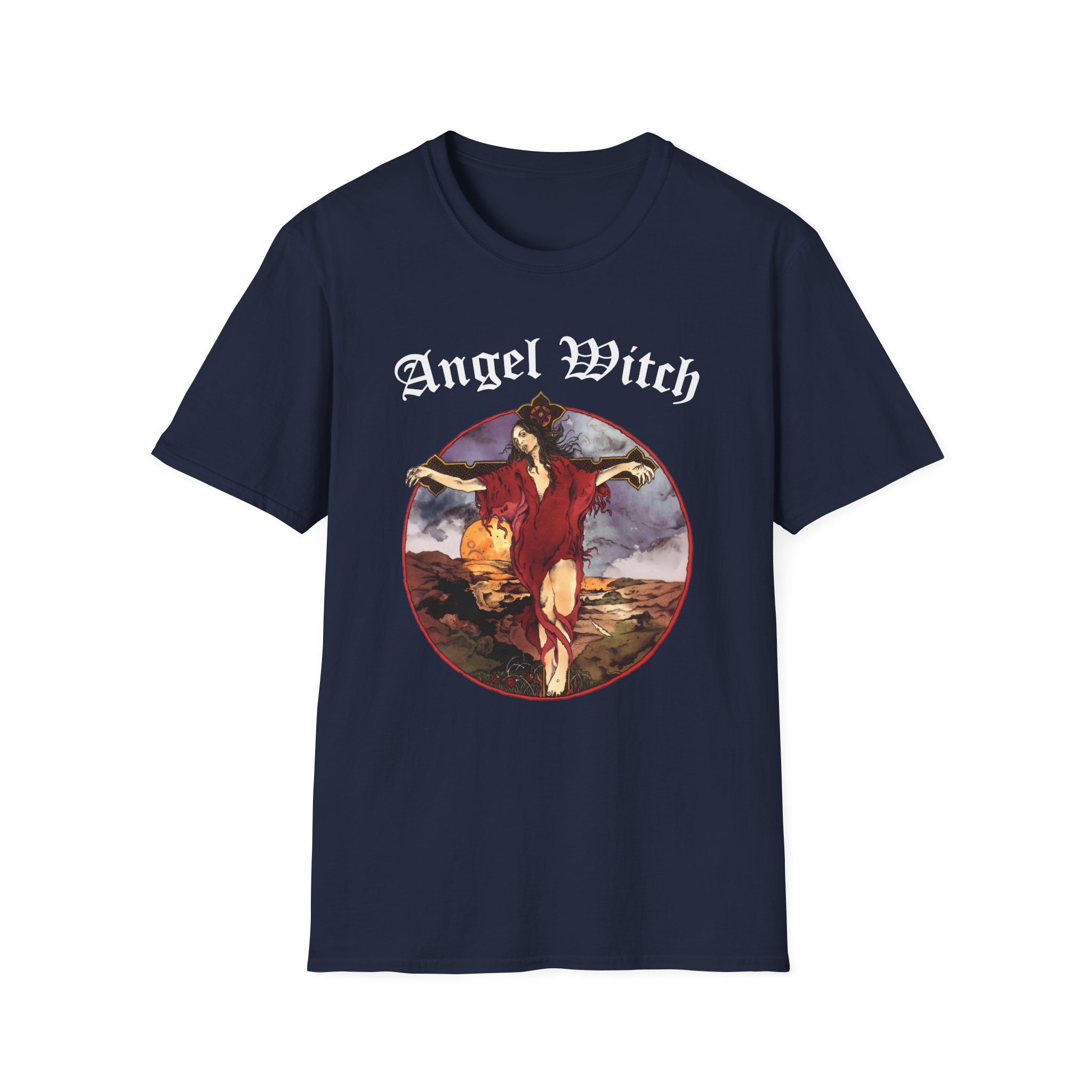 Angel Witch Burn The White Witch Unisex Softstyle T-Shirt