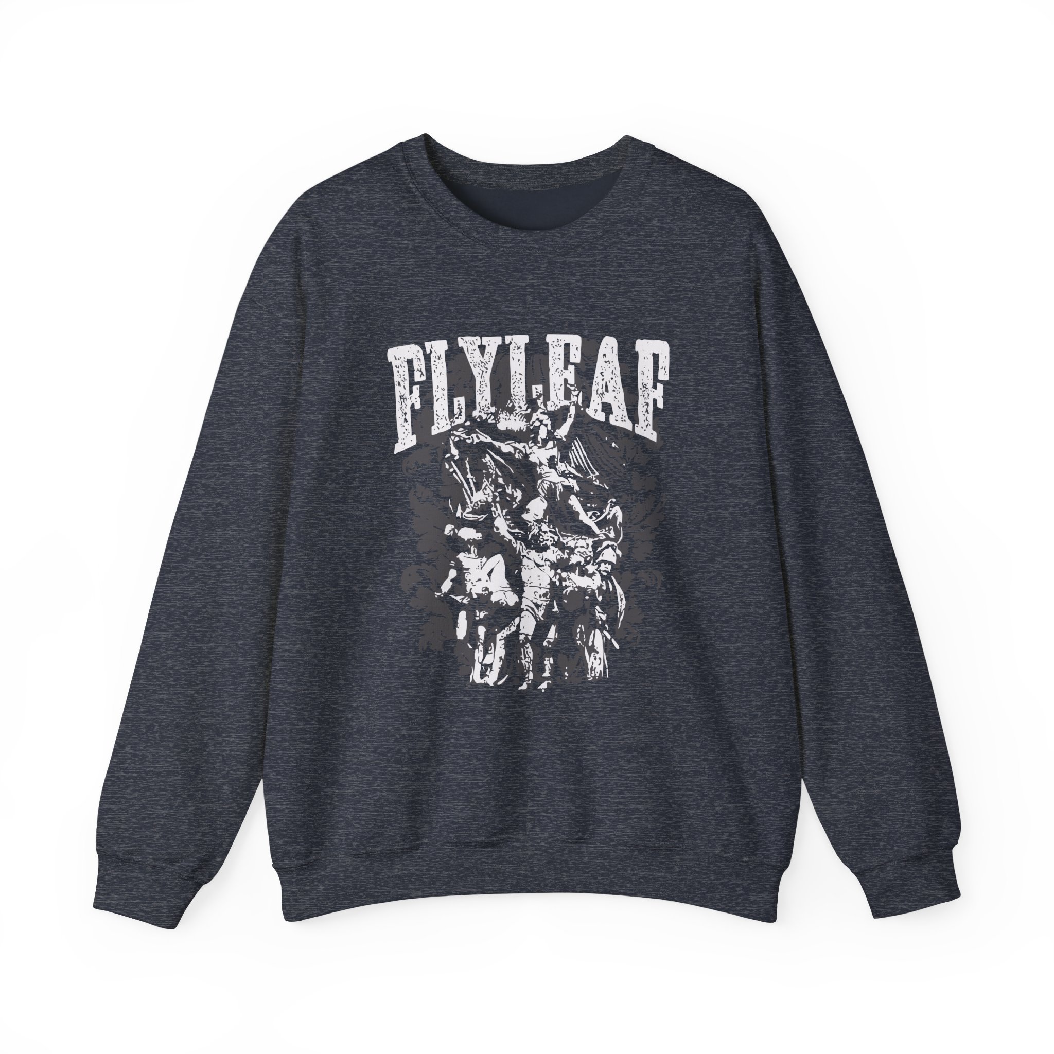 Flyleaf Carved Statues Unisex Heavy Blendâ„¢ Crewneck Sweatshirt