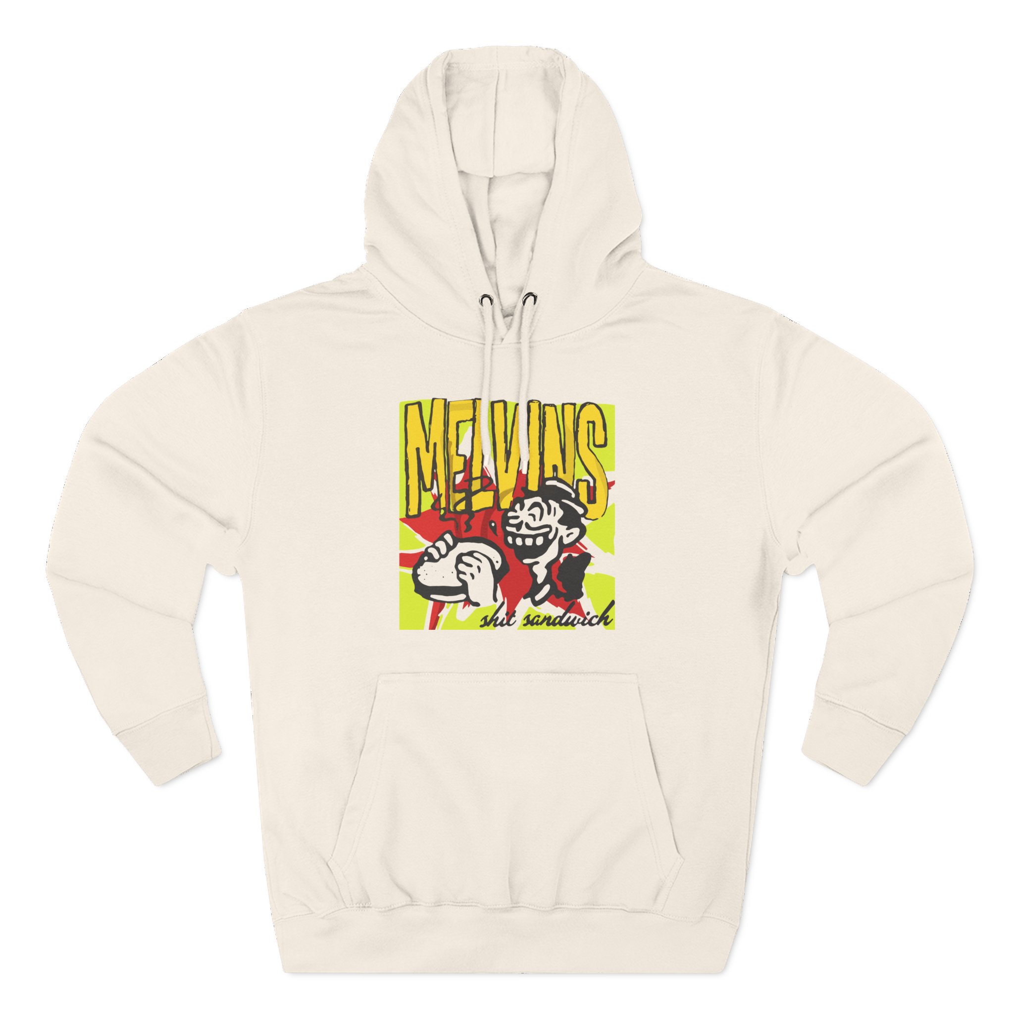 Melvins Sandwich Three-Panel Fleece Hoodie