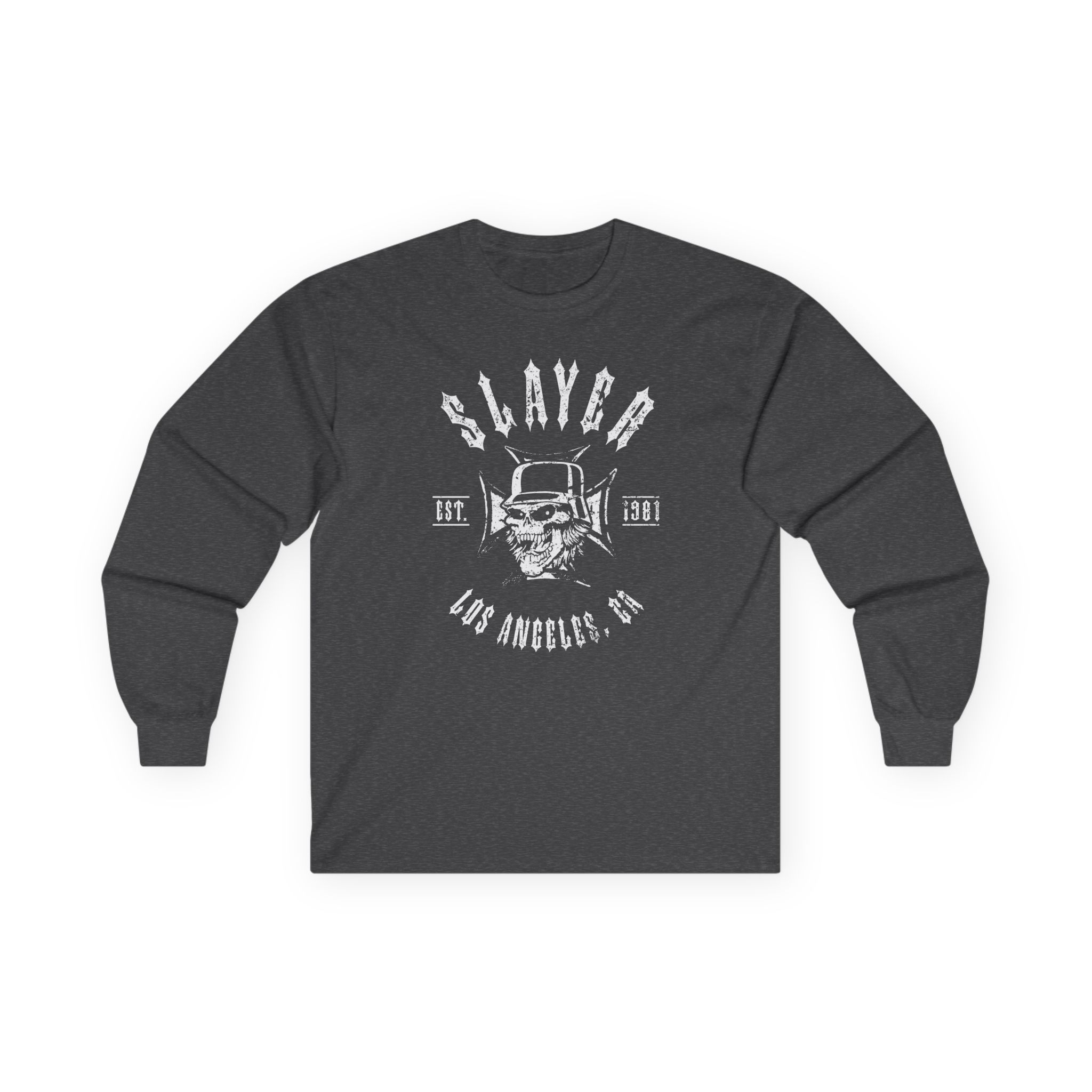 Slayer Established 1981 Skull Unisex Ultra Cotton Long Sleeve Tee