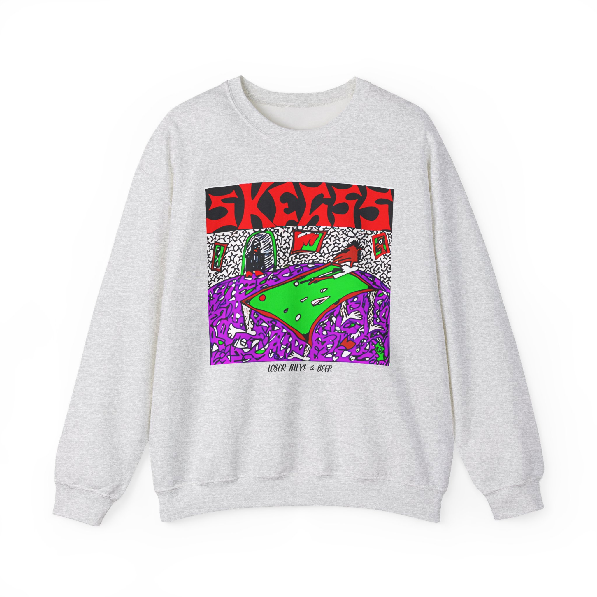 Skegss Pool Unisex Heavy Blendâ„¢ Crewneck Sweatshirt