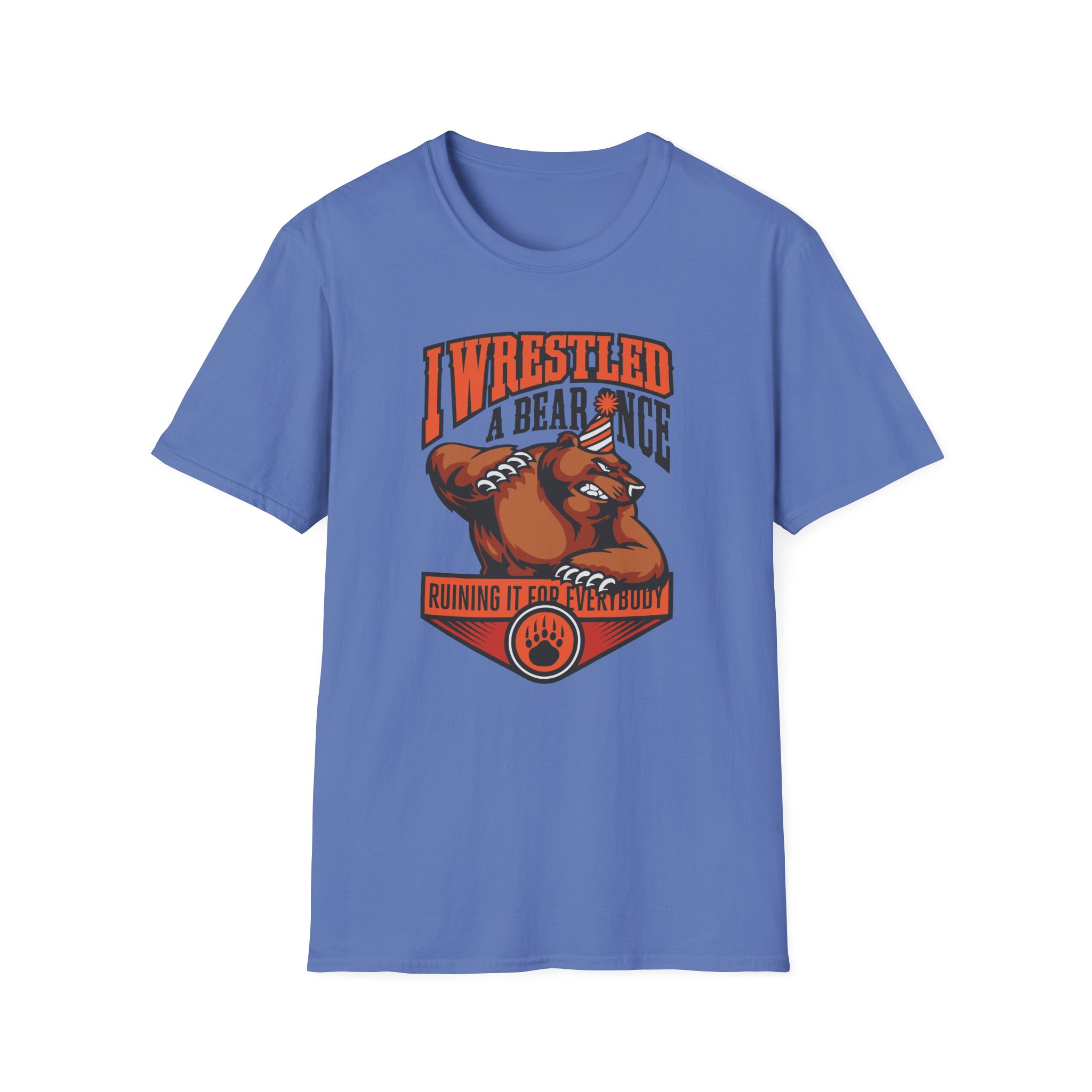 Iwrestledabearonce Unisex Softstyle T-Shirt