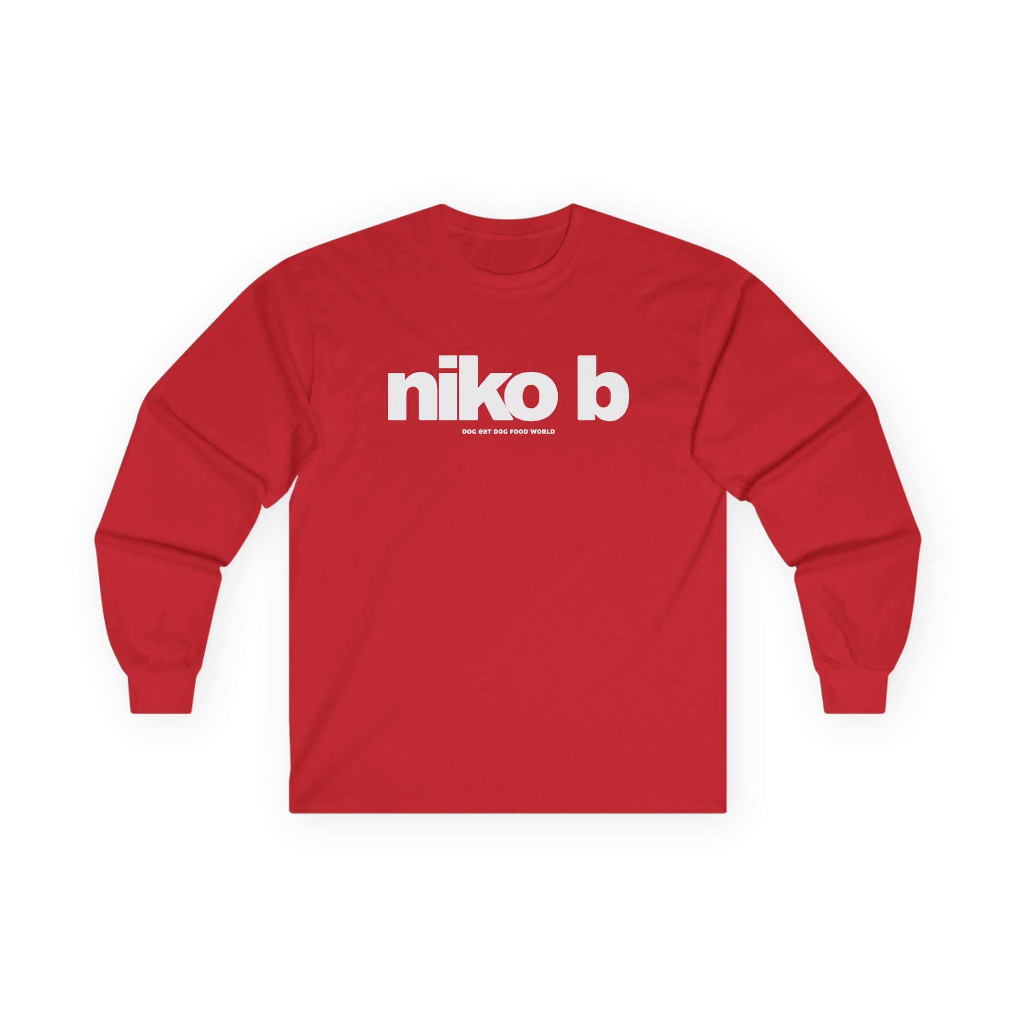 Niko B Dog Eat Dog Food World Unisex Ultra Cotton Long Sleeve Tee