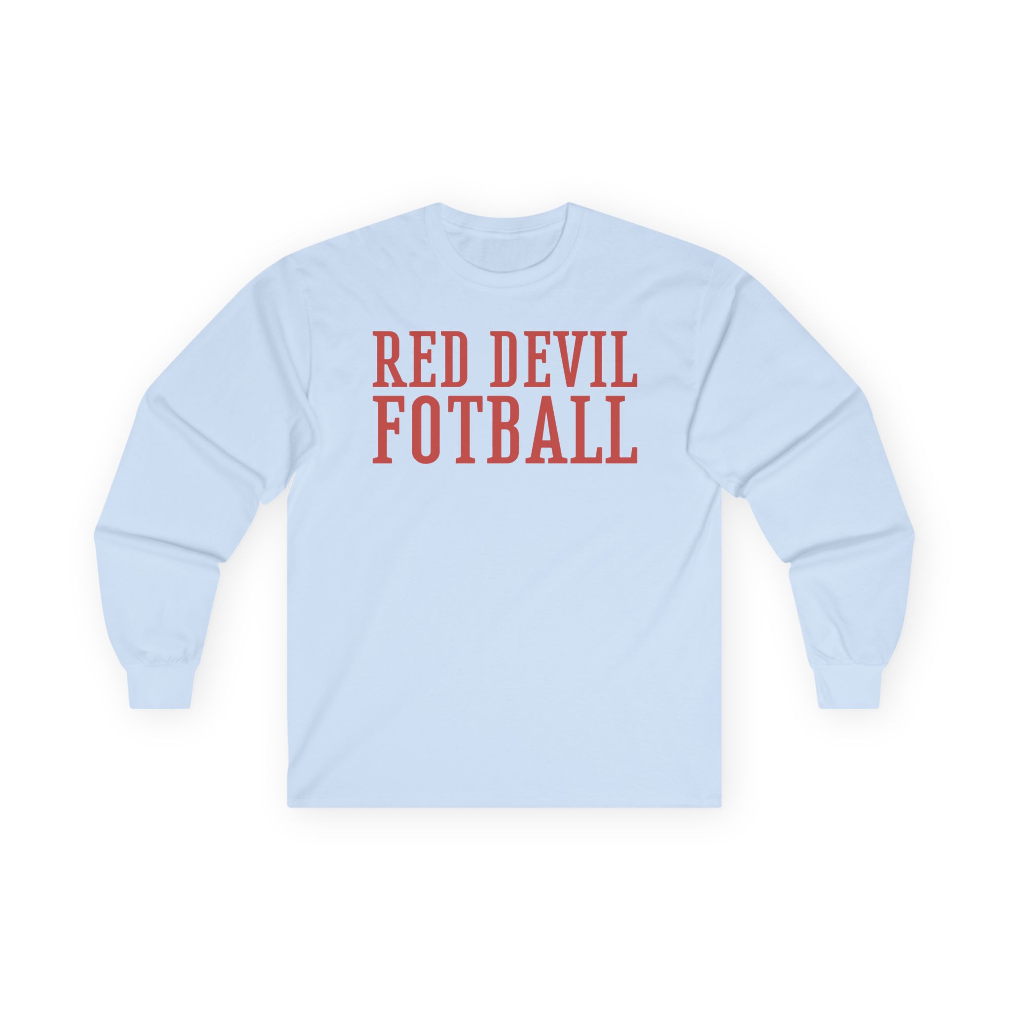 Shaboozey Red Devil Football Unisex Ultra Cotton Long Sleeve Tee
