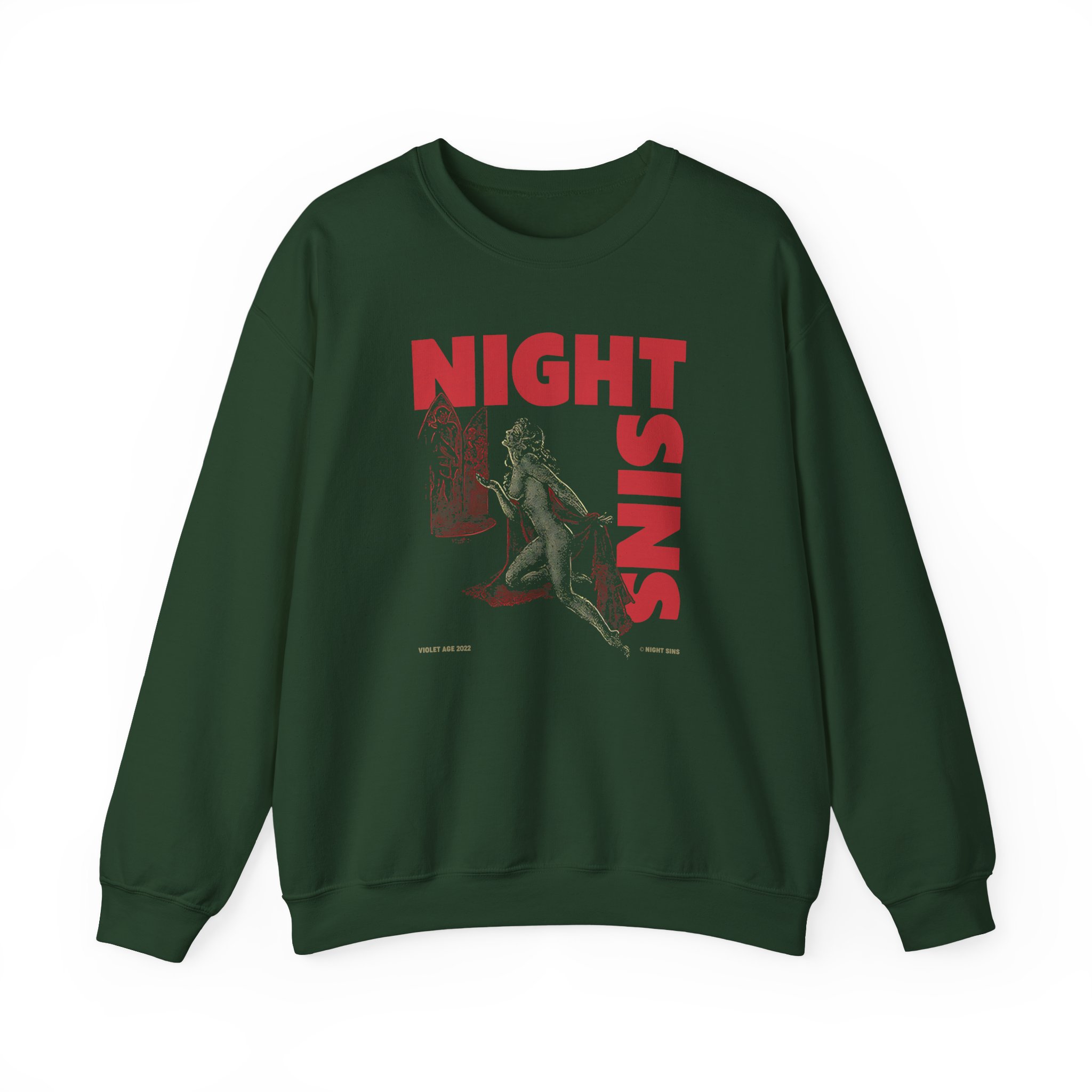 Night Sins Shrine Unisex Heavy Blendâ„¢ Crewneck Sweatshirt