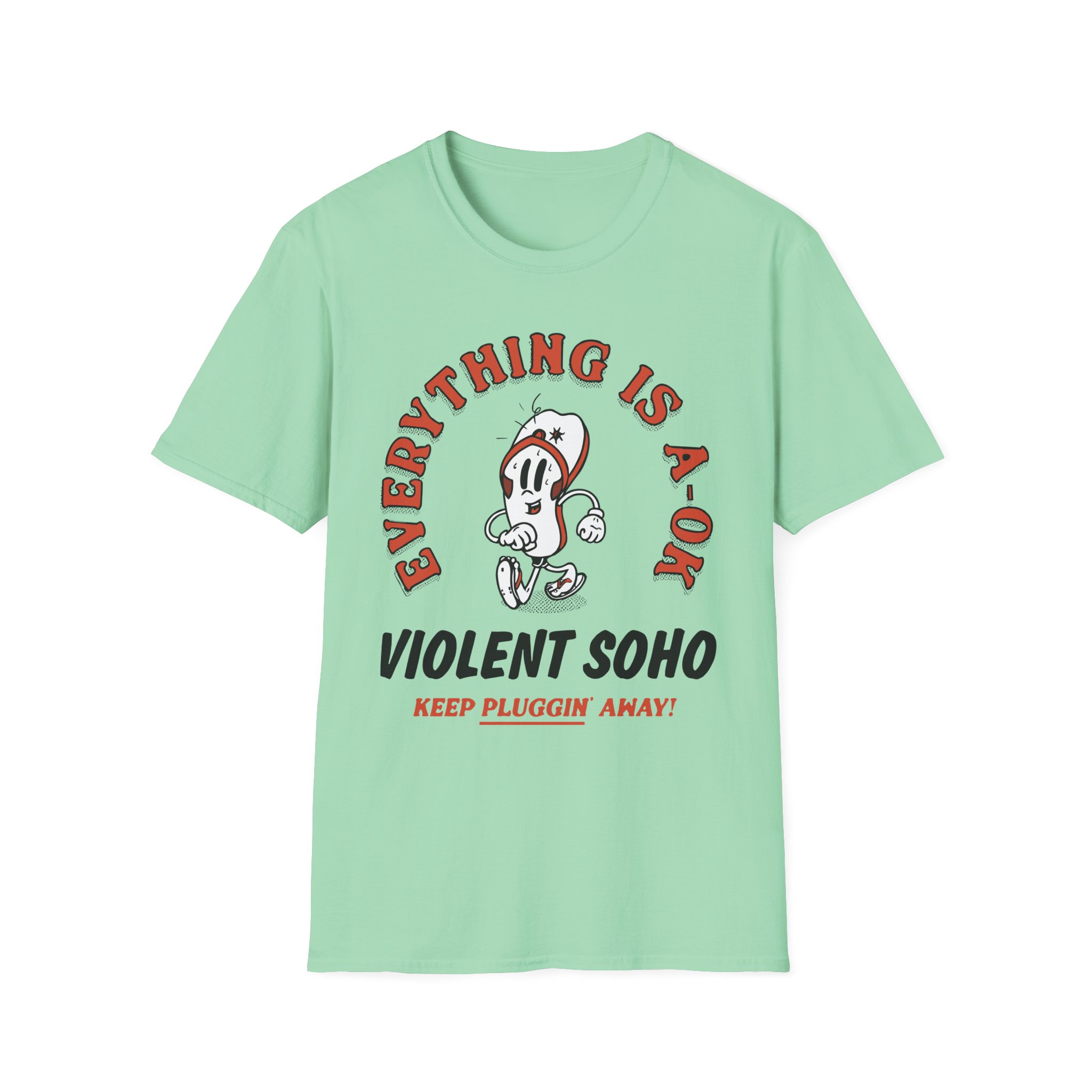 Violent Soho Keep on Pluggin Unisex Softstyle T-Shirt