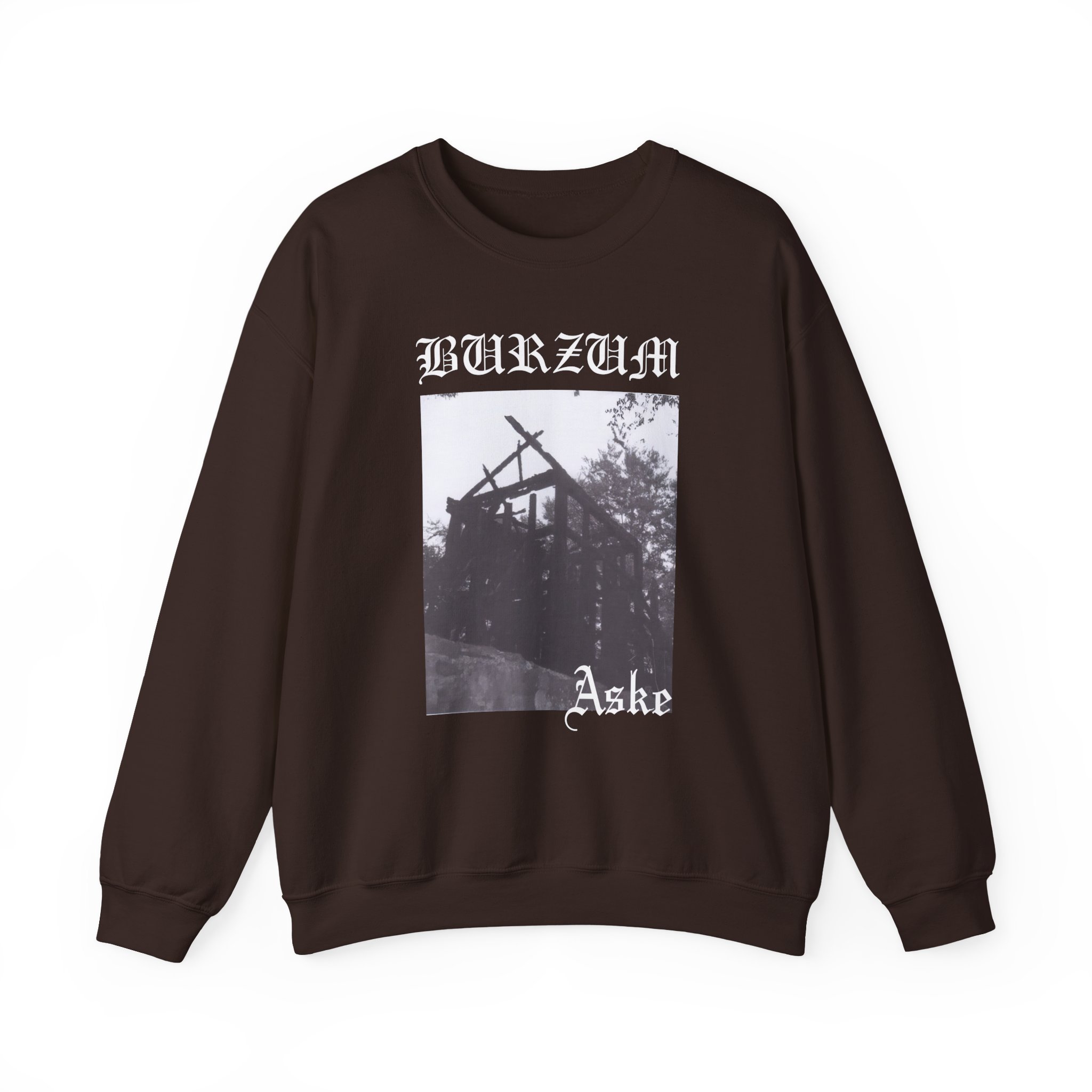 Burzum Aske Unisex Heavy Blendâ„¢ Crewneck Sweatshirt
