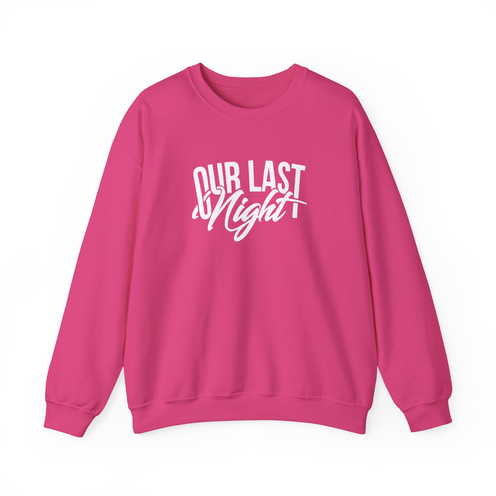 Our Last Night Script Unisex Heavy Blendâ„¢ Crewneck Sweatshirt