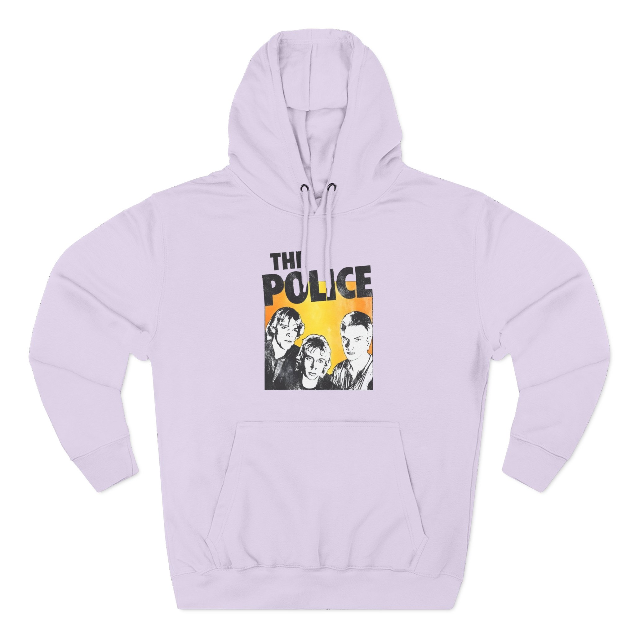 The Police Outlandos Bootleg 1980 Ragla Three-Panel Fleece Hoodie