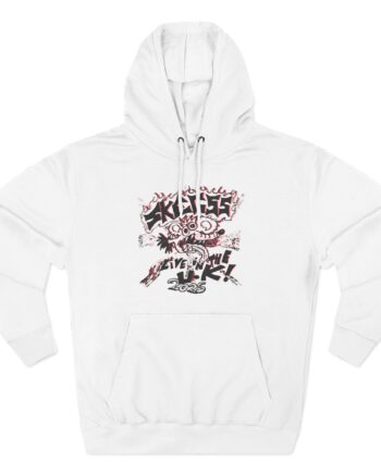 Skegss Live in the Uk 2025 Three-Panel Fleece Hoodie