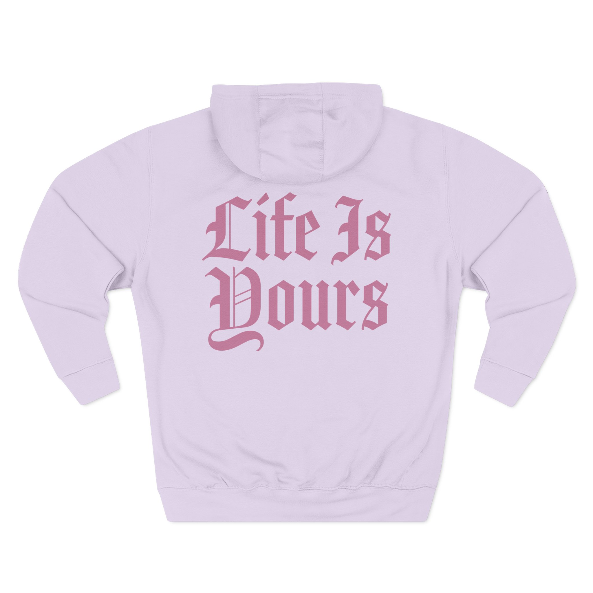 Foals Life is Yours Gothic Logo Three-Panel Fleece Hoodie