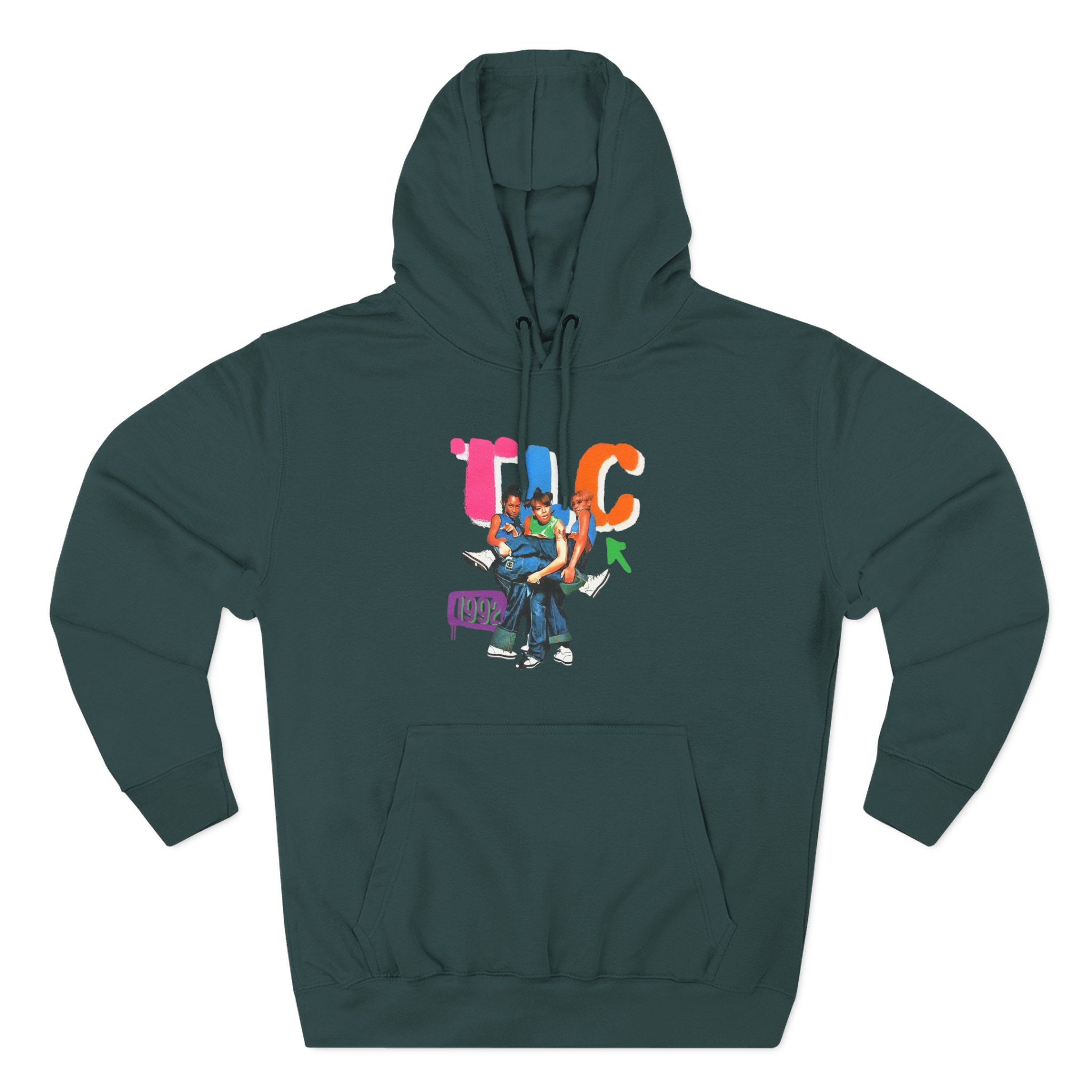TLC Three-Panel Fleece Hoodie