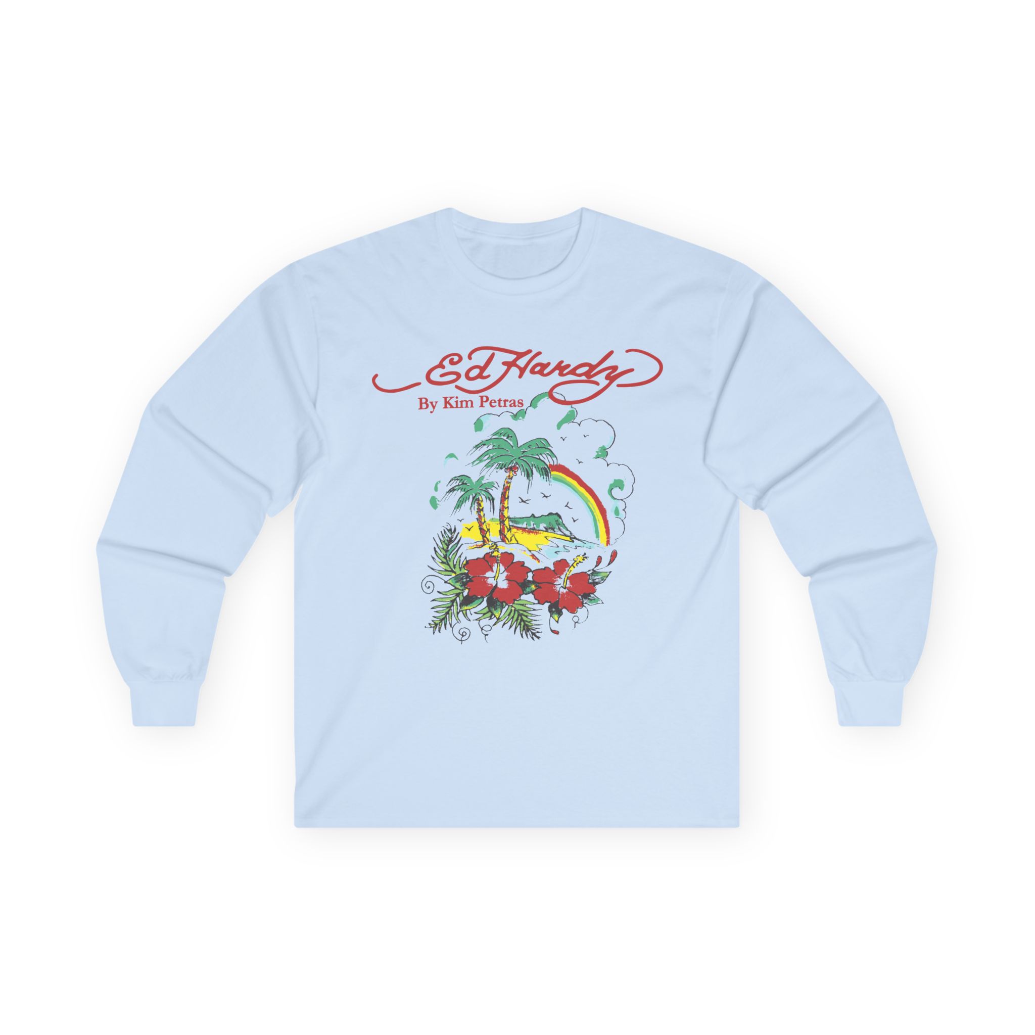 Kim Petras Tropical Scene Lettuce Unisex Ultra Cotton Long Sleeve Tee