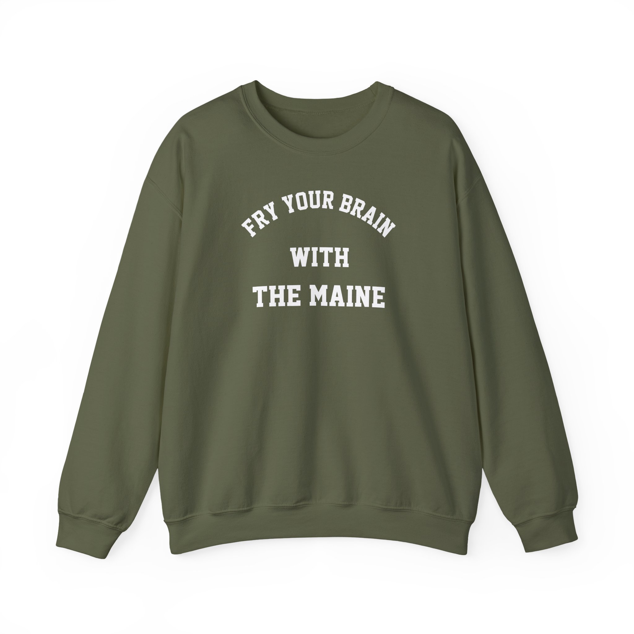 The Maine Fry Your Brain Unisex Heavy Blend Crewneck Sweatshirt
