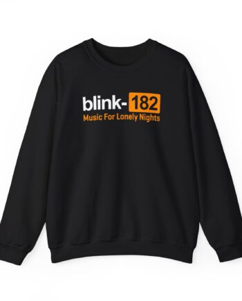 Blink 182 Music for Lonely Nights Unisex Heavy Blend™ Crewneck Sweatshirt
