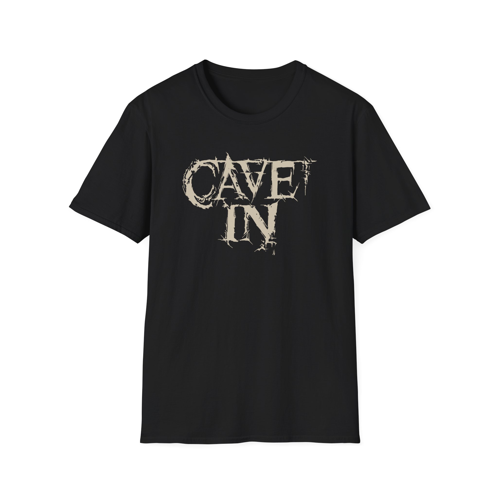 Cave in Logo & Satellite Unisex Softstyle T-Shirt