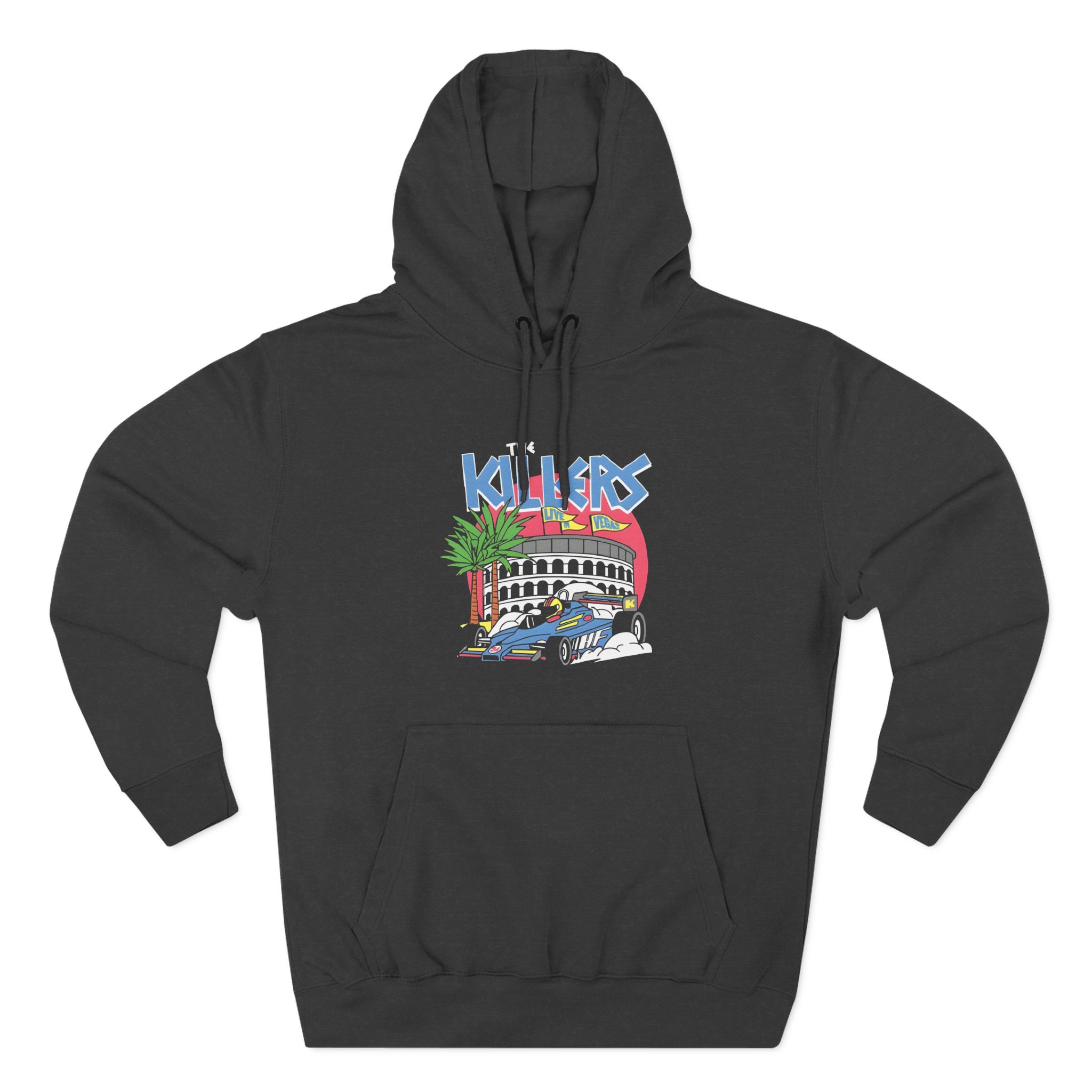 TK Hot Fuss Race Car Three-Panel Fleece Hoodie