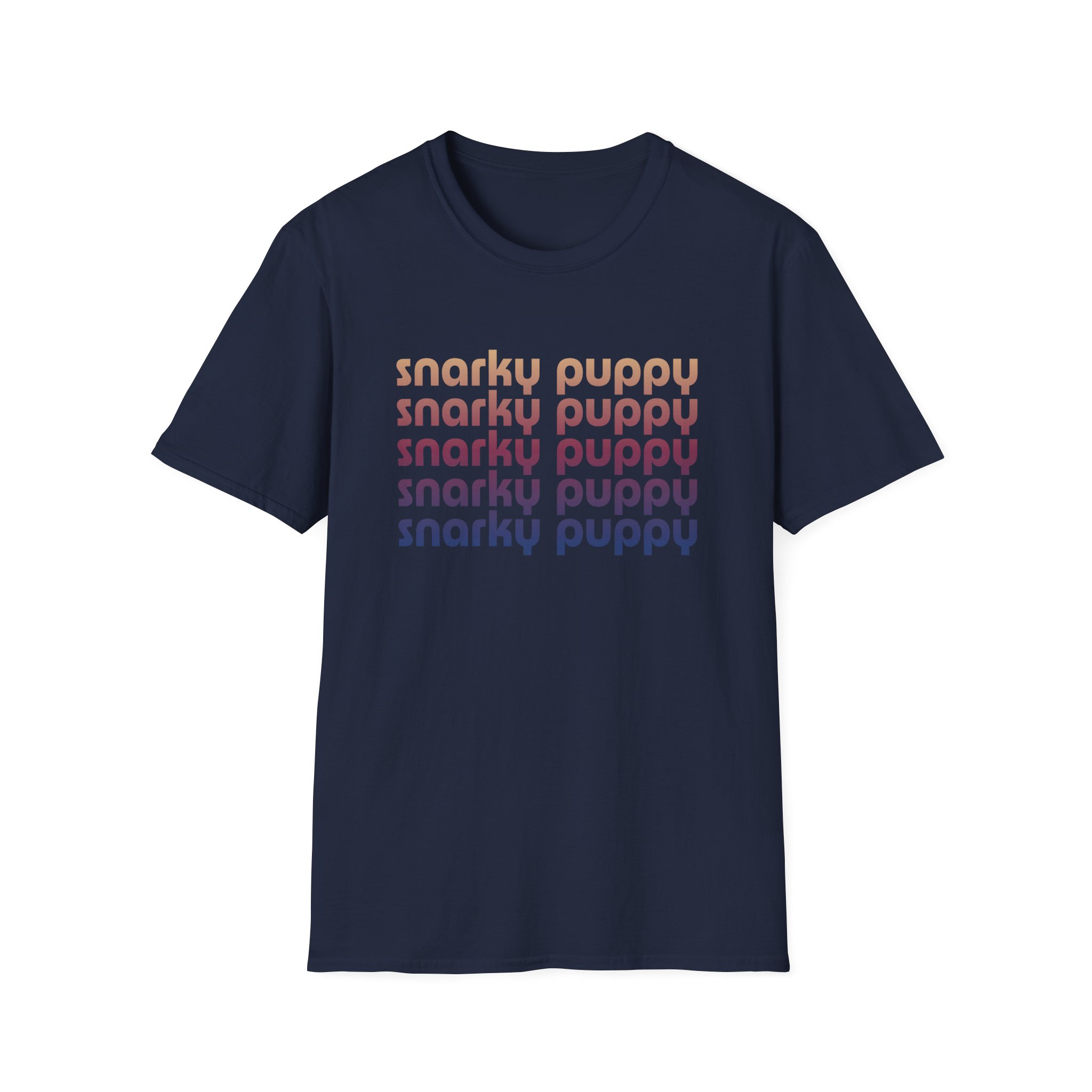 Snarky Puppy Repeating Logo Unisex Softstyle T-shirt