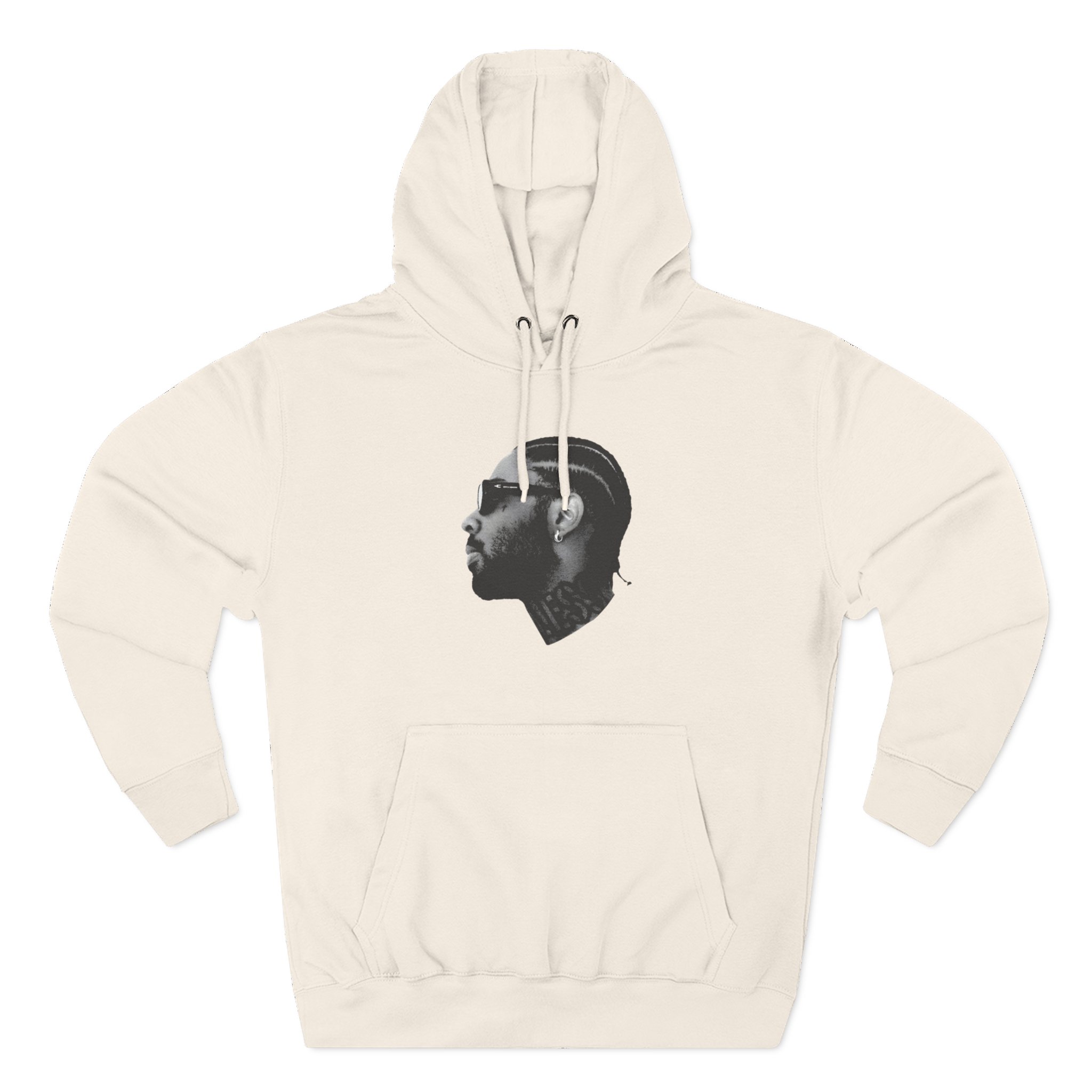 Faiyaz Brent Side Face Three-Panel Fleece Hoodie