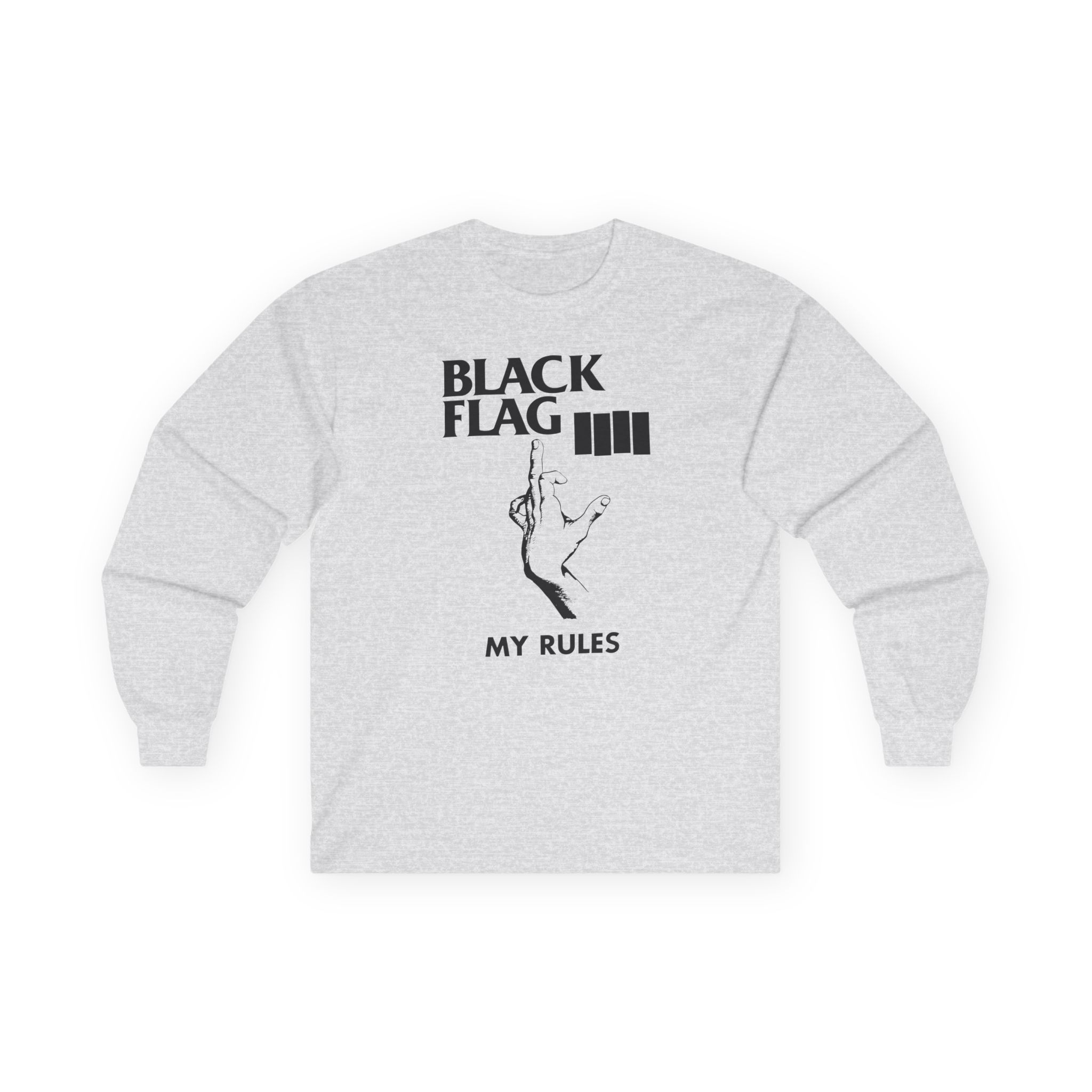 Black Flag My Rules Unisex Ultra Cotton Long Sleeve Tee