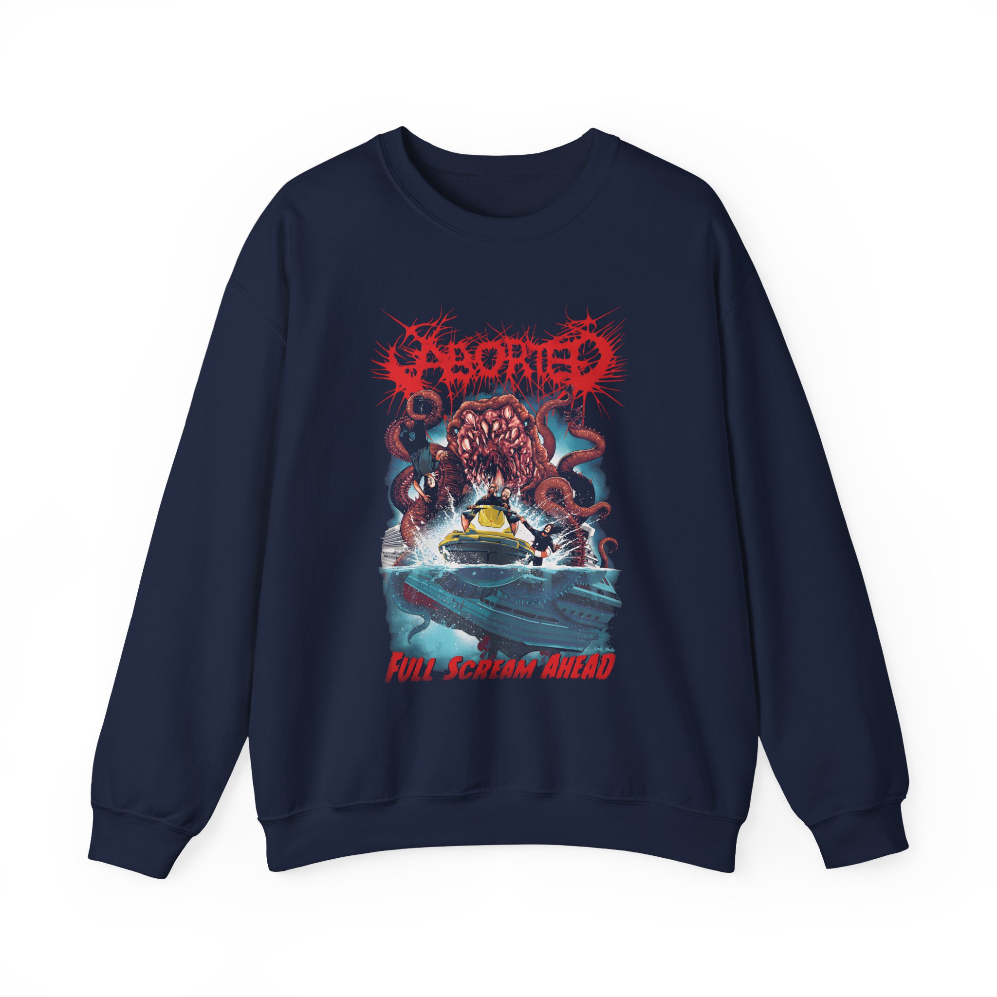 Aborted Full Scream Ahead Unisex Heavy Blendâ„¢ Crewneck Sweatshirt