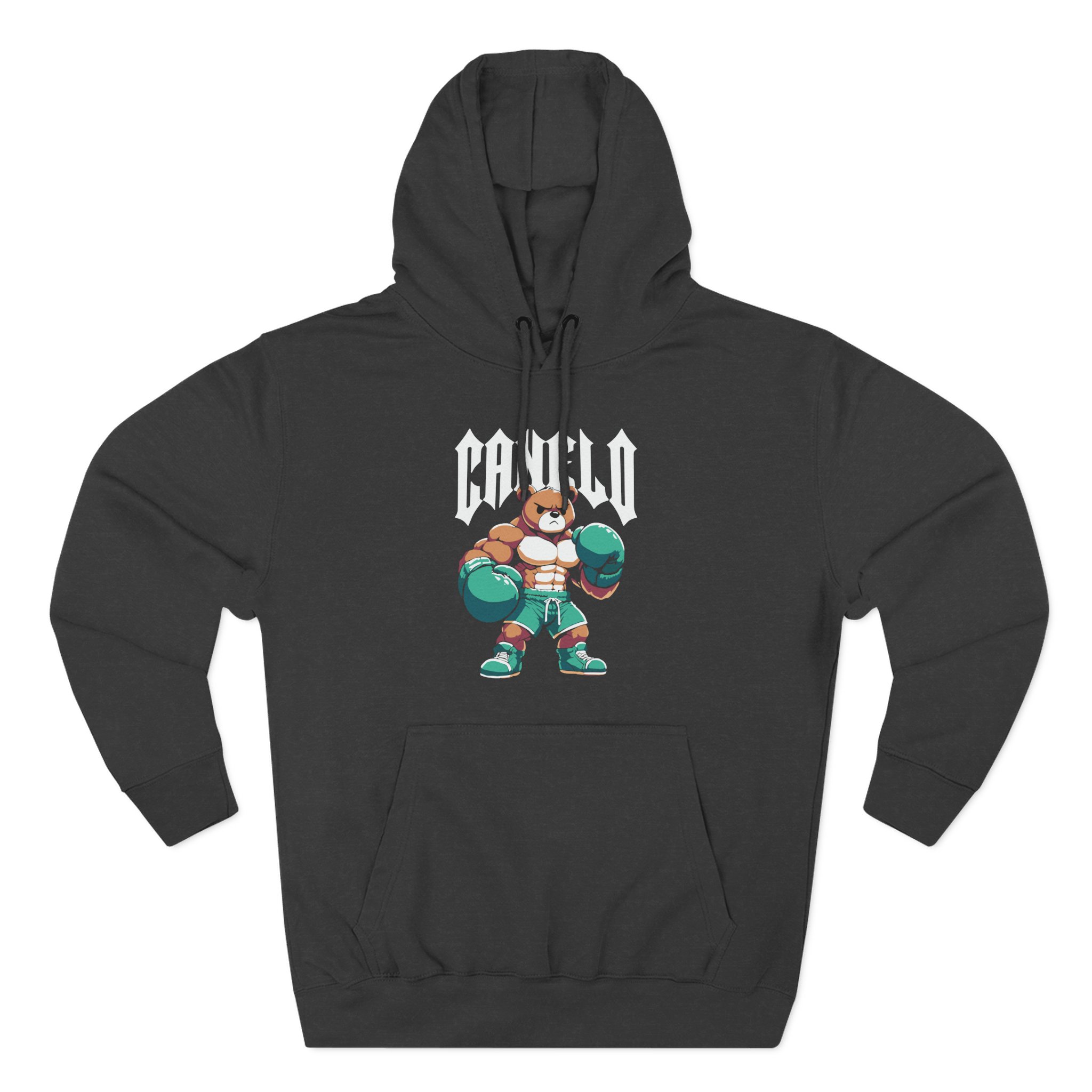 Canelo Teddy Bear Three-Panel Fleece Hoodie