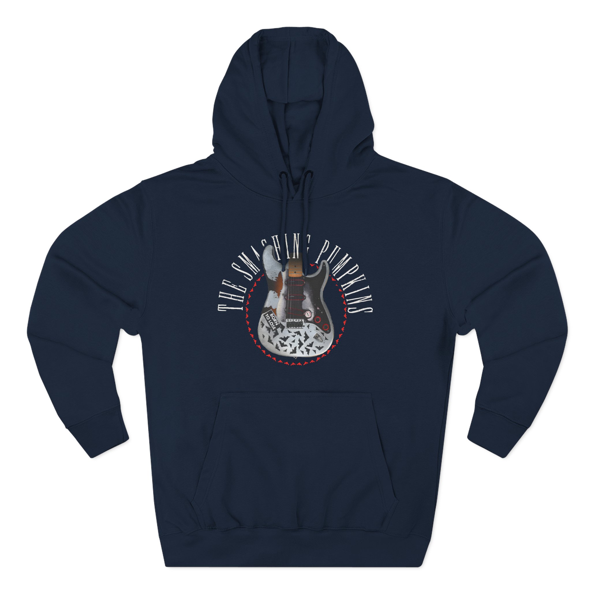 The Smashing Pumpkins Bat Strat Three-Panel Fleece Hoodie