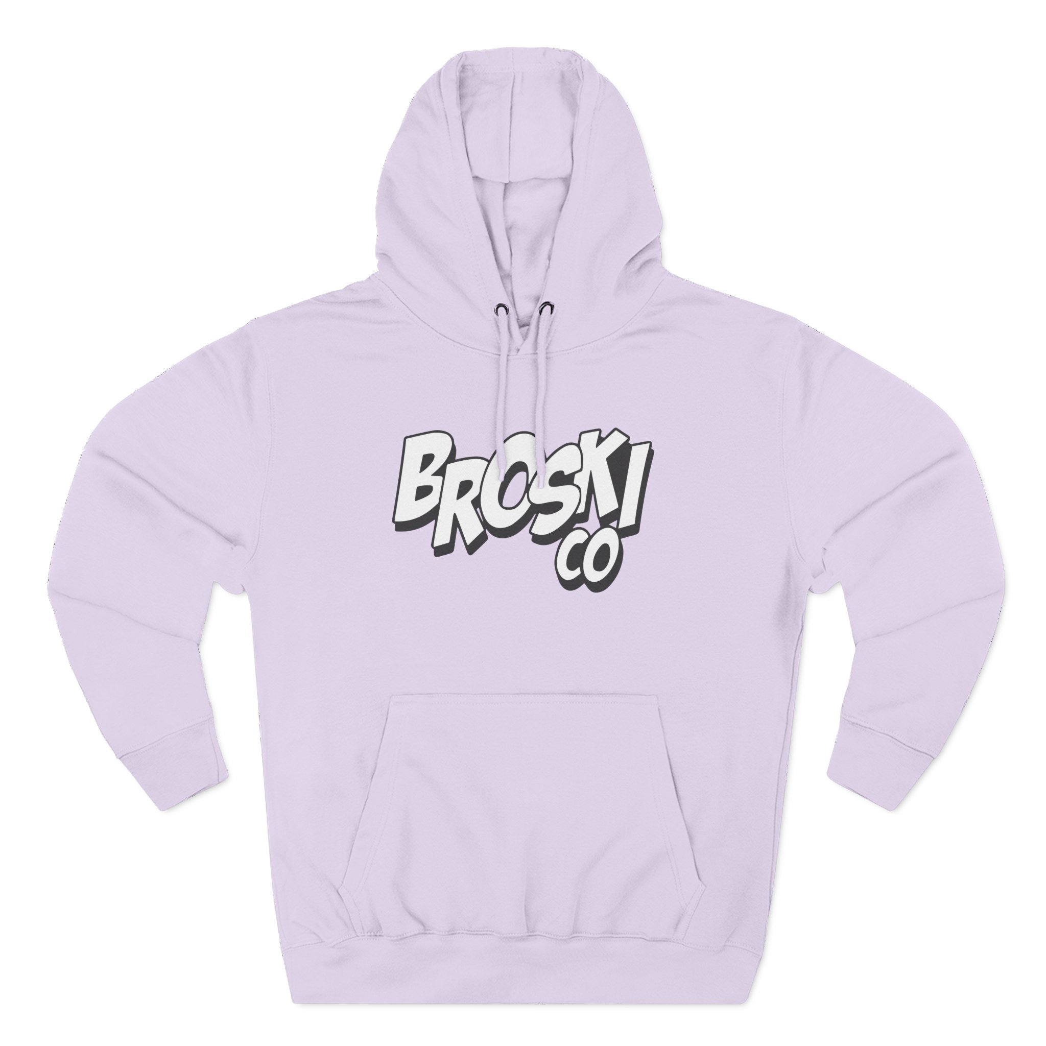 Broski Report Three-Panel Fleece Hoodie
