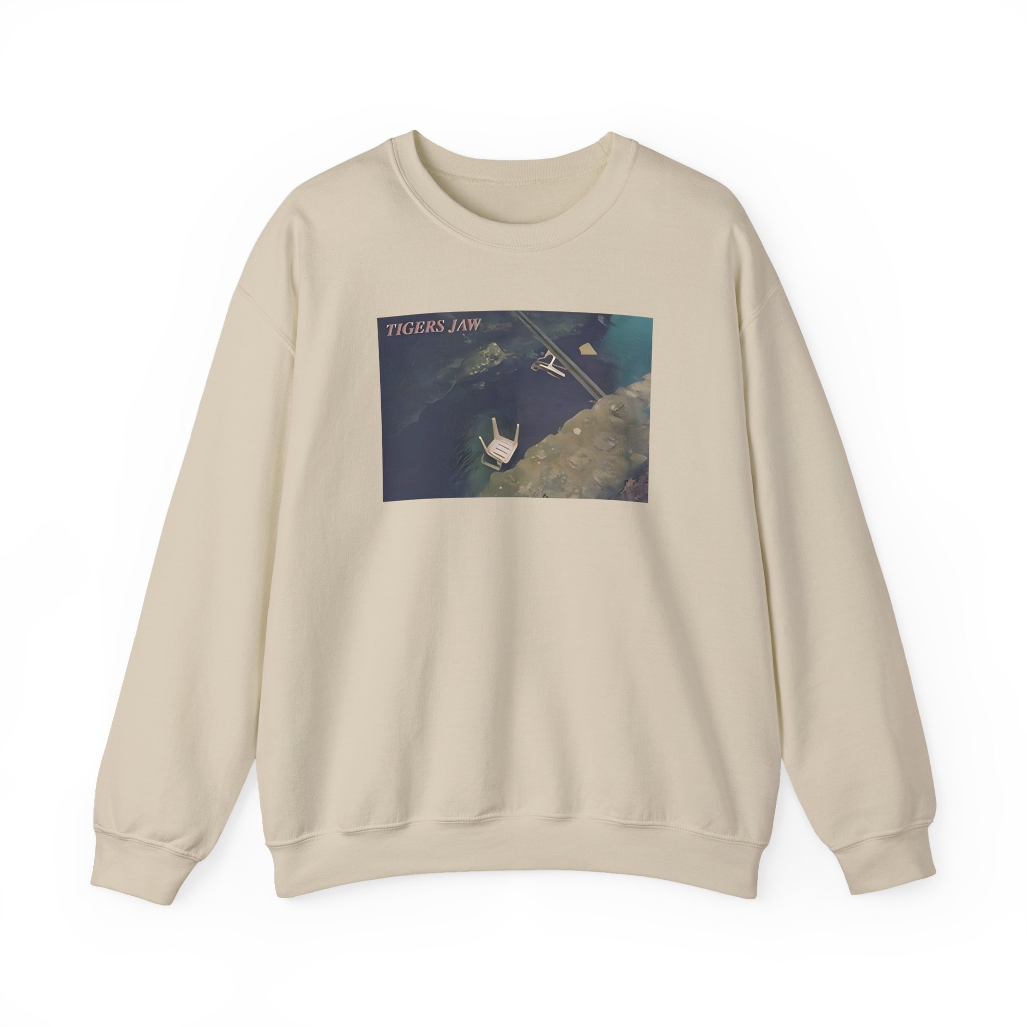 Tigers Jaw Chairs in Water Unisex Heavy Blendâ„¢ Crewneck Sweatshirt