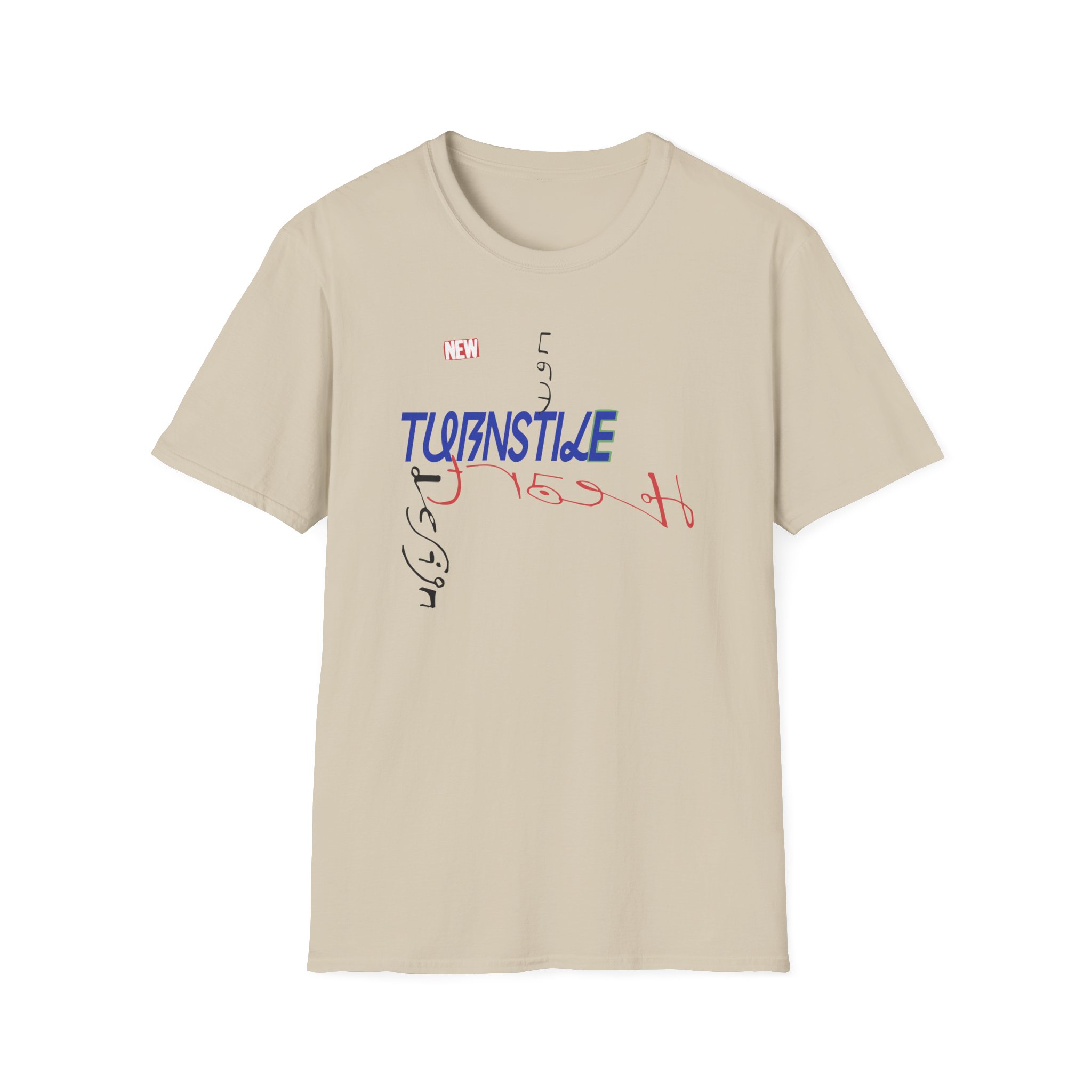 Turnstile New Heart Design Unisex Softstyle T-Shirt
