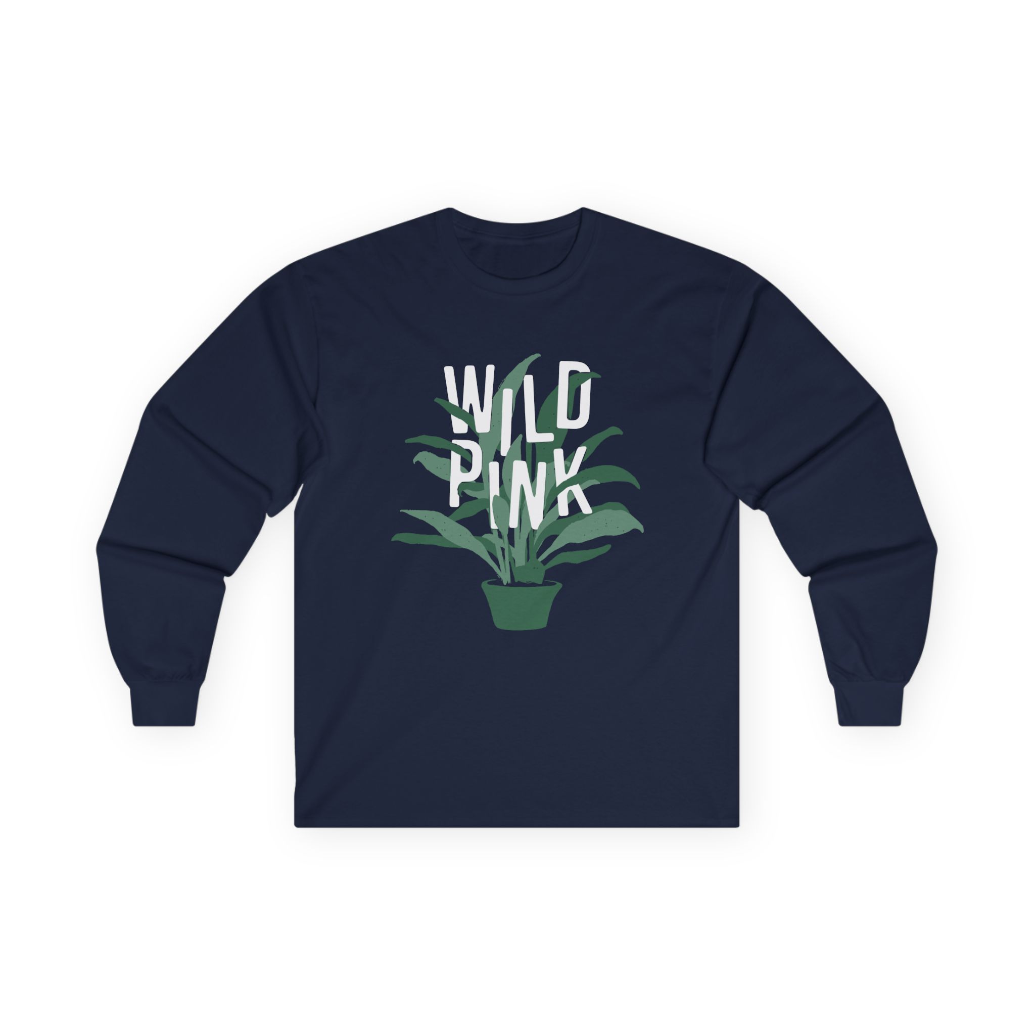 Wild Pink House Plant Unisex Ultra Cotton Long Sleeve Tee