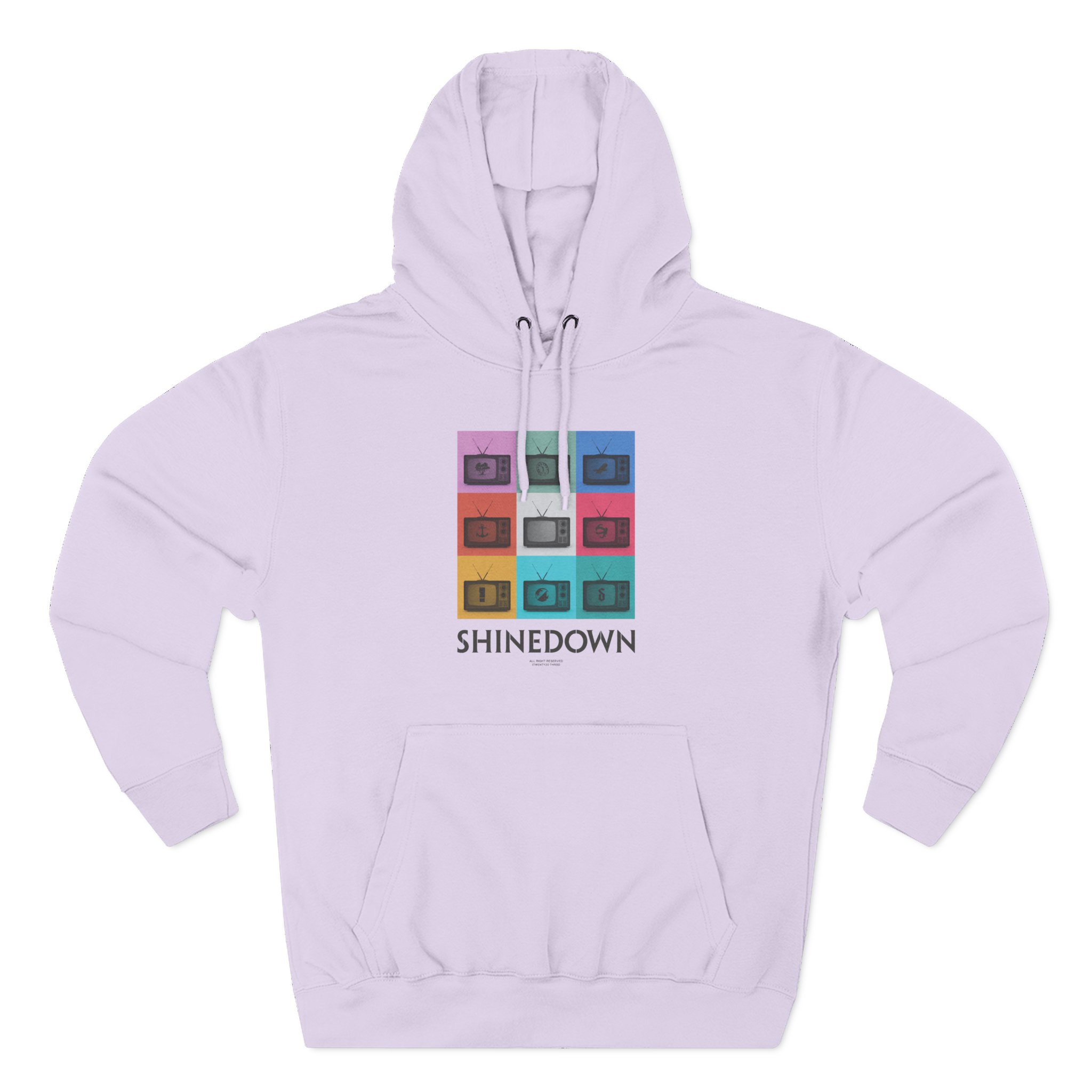 Shinedown TV Discography Three-Panel Fleece Hoodie