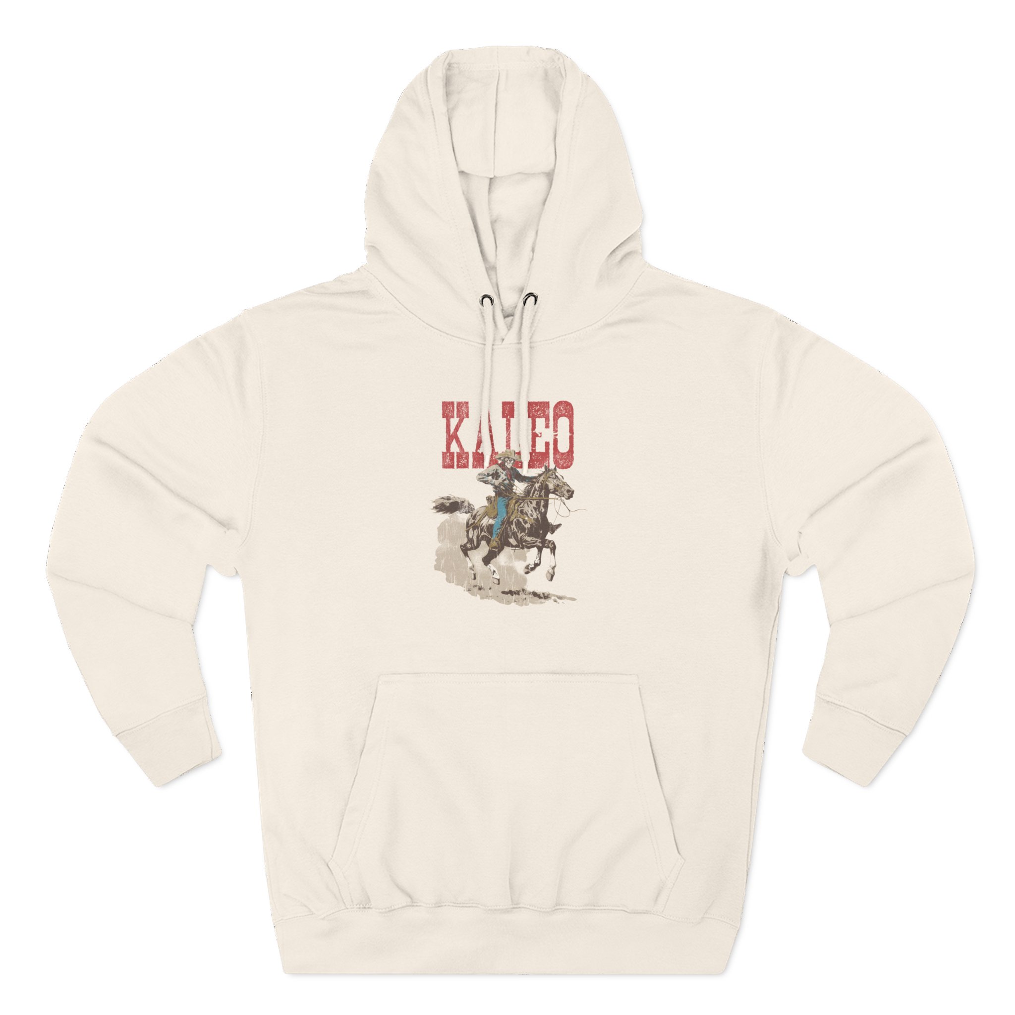 Kaleo Horse Racing Skeleton Three-Panel Fleece Hoodie