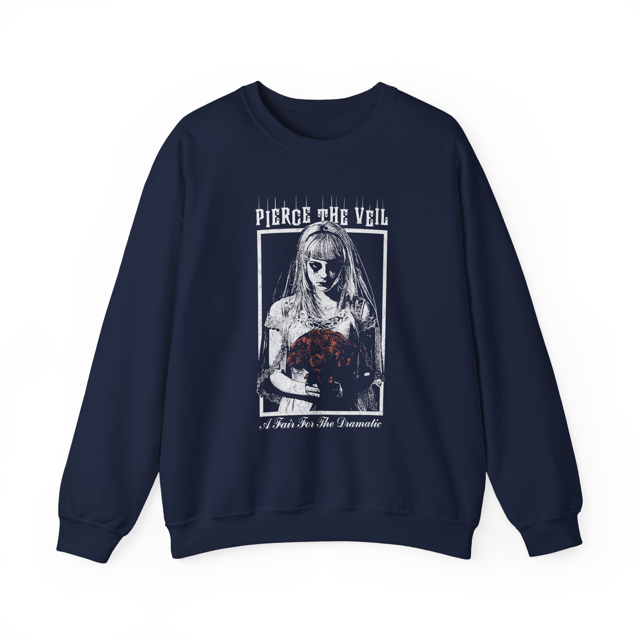 Pierce the Veil a Flair for the Dramatic Bride Unisex Heavy Blendâ„¢ Crewneck Sweatshirt