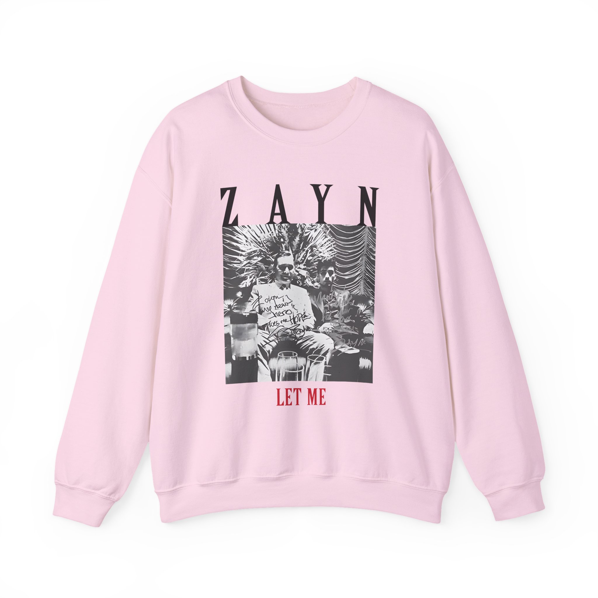 Zayn Malik Let Me Unisex Heavy Blendâ„¢ Crewneck Sweatshirt
