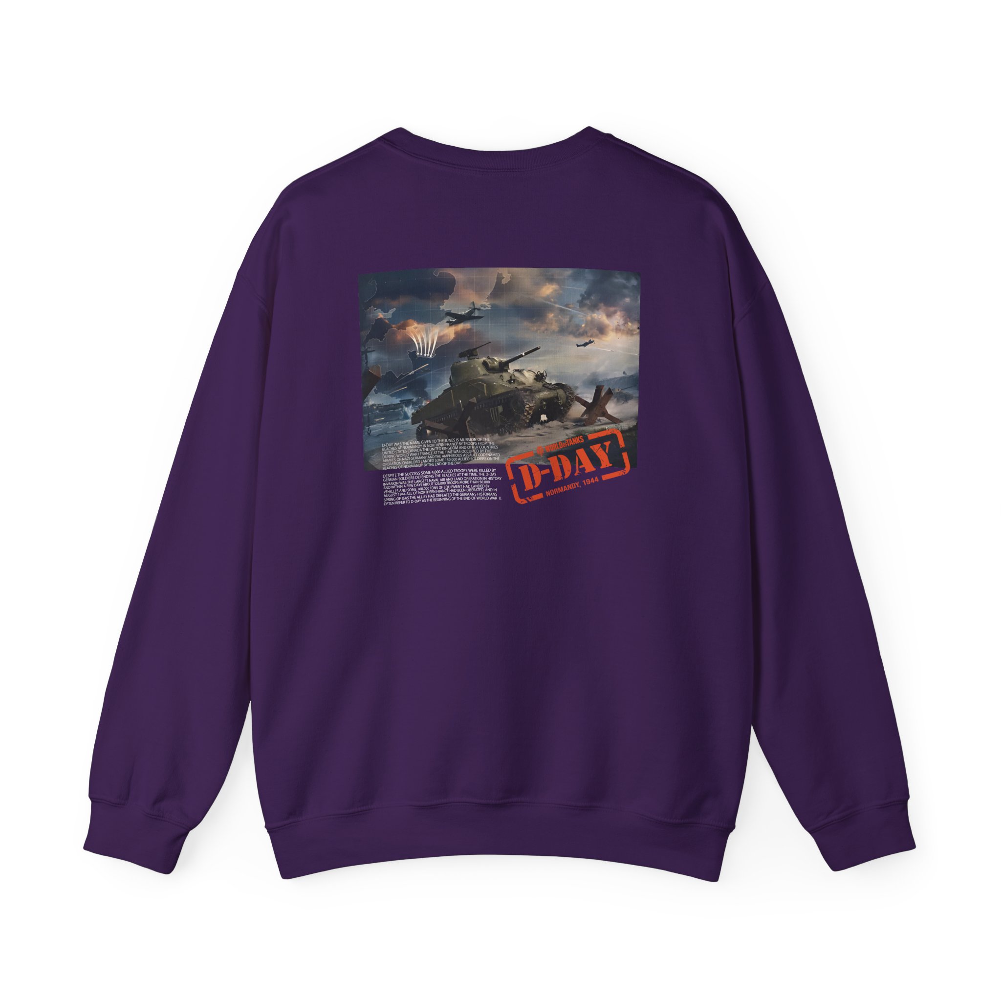 World of Tank Wot D-day Unisex Heavy Blendâ„¢ Crewneck Sweatshirt