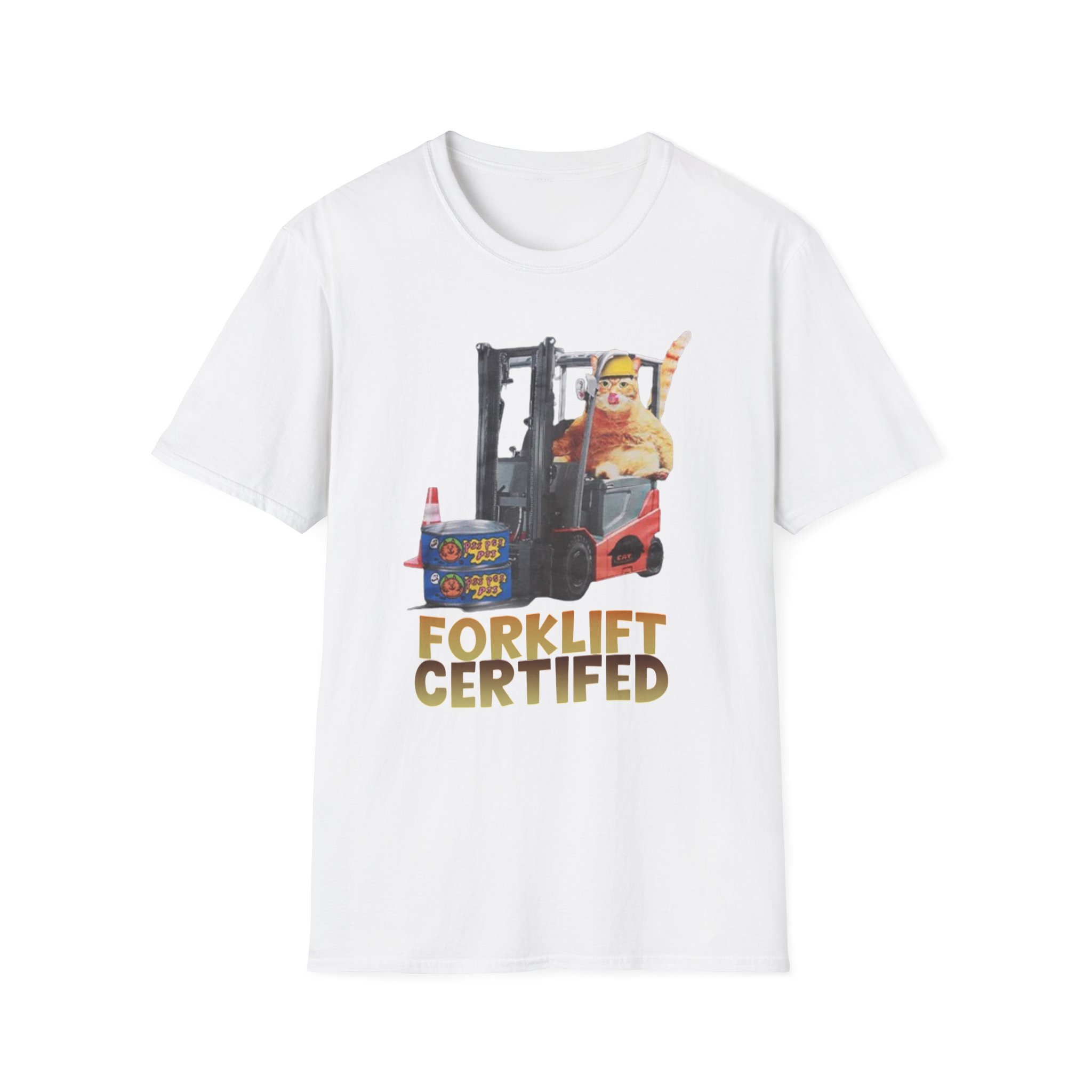 William Osman Forklift Certified Unisex Softstyle T-Shirt