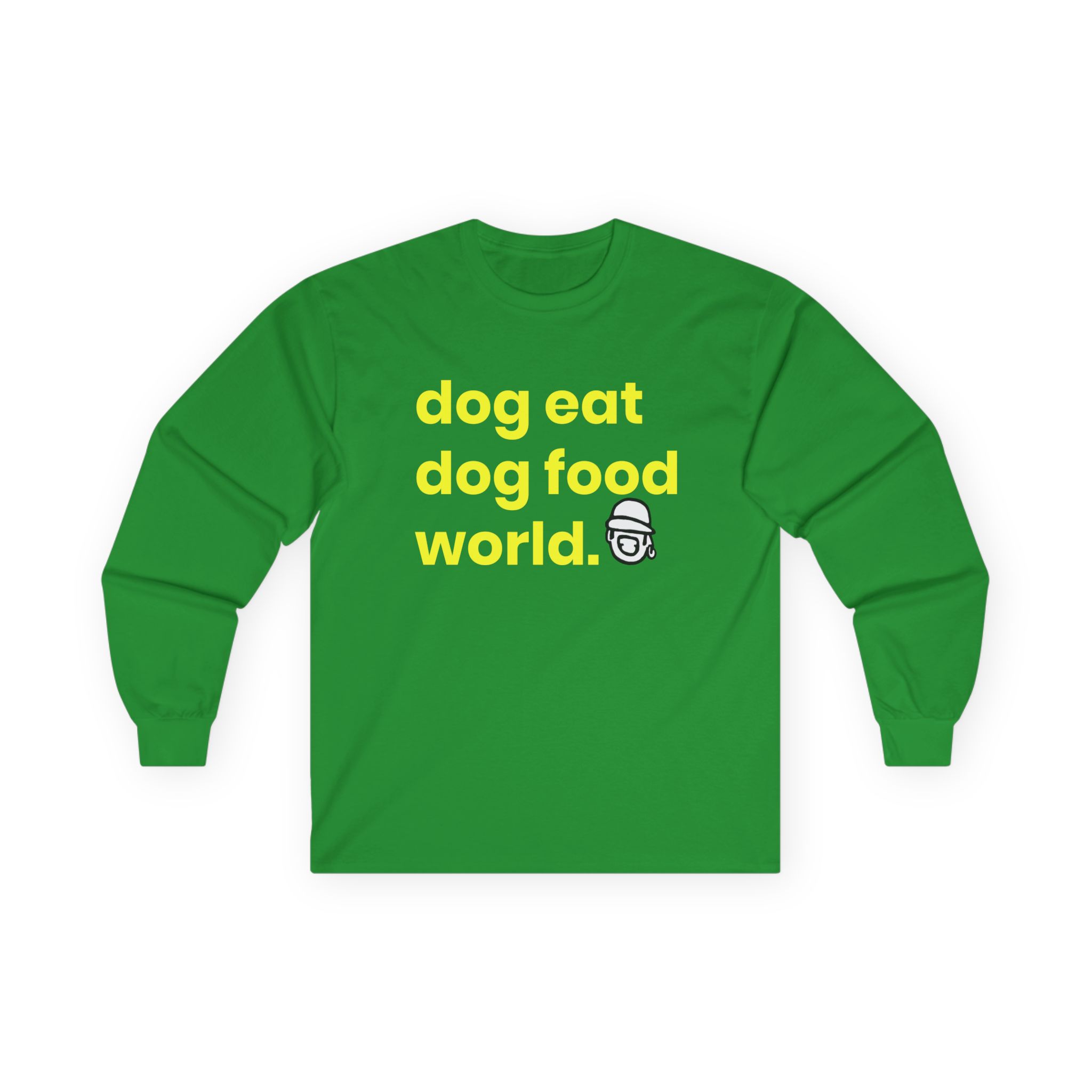 Niko B Dog Eat Dog Food World Unisex Ultra Cotton Long Sleeve Tee
